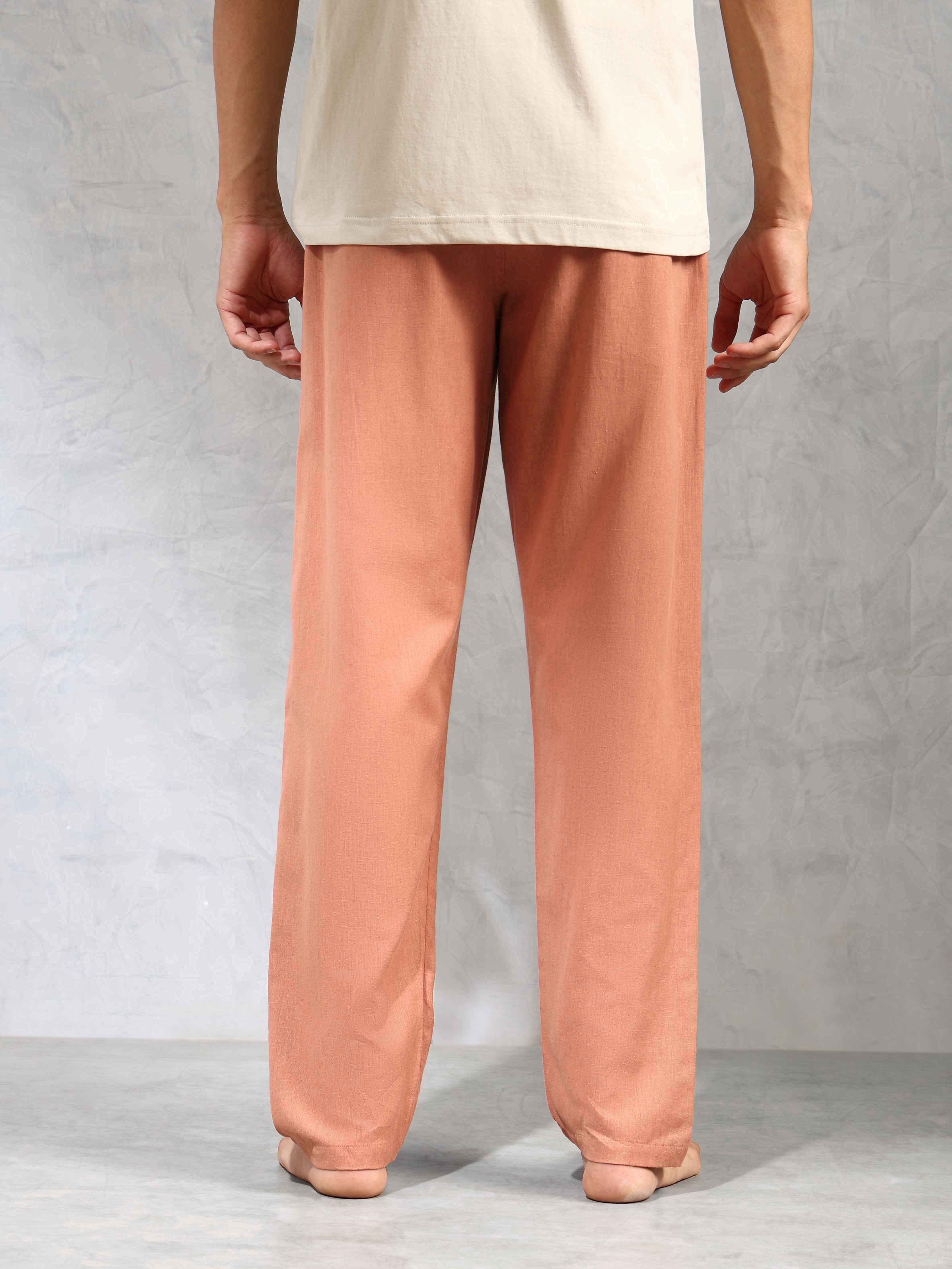 Relaxed Fit Cotton Linen OELP8 Lounge Pants - Pack Of 1 - Image 5