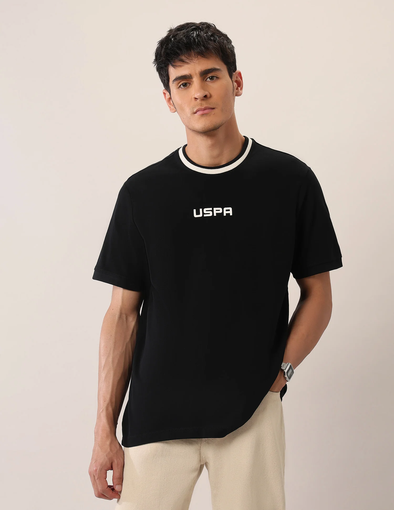 Relaxed Fit Pure Cotton T-Shirt