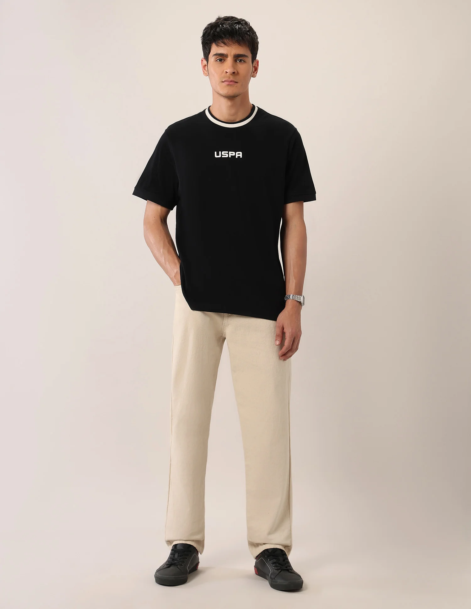 Relaxed Fit Pure Cotton T-Shirt - Image 3