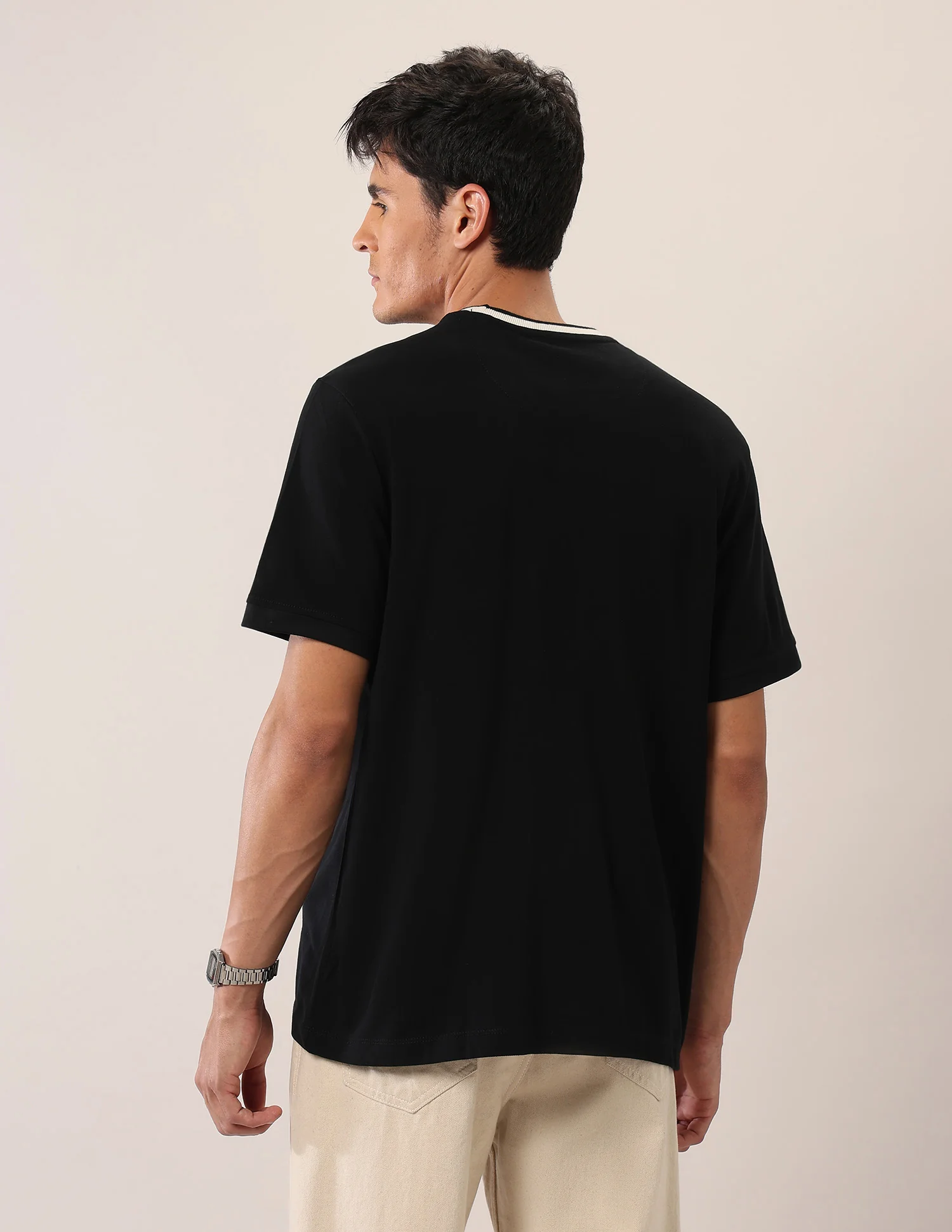 Relaxed Fit Pure Cotton T-Shirt - Image 5