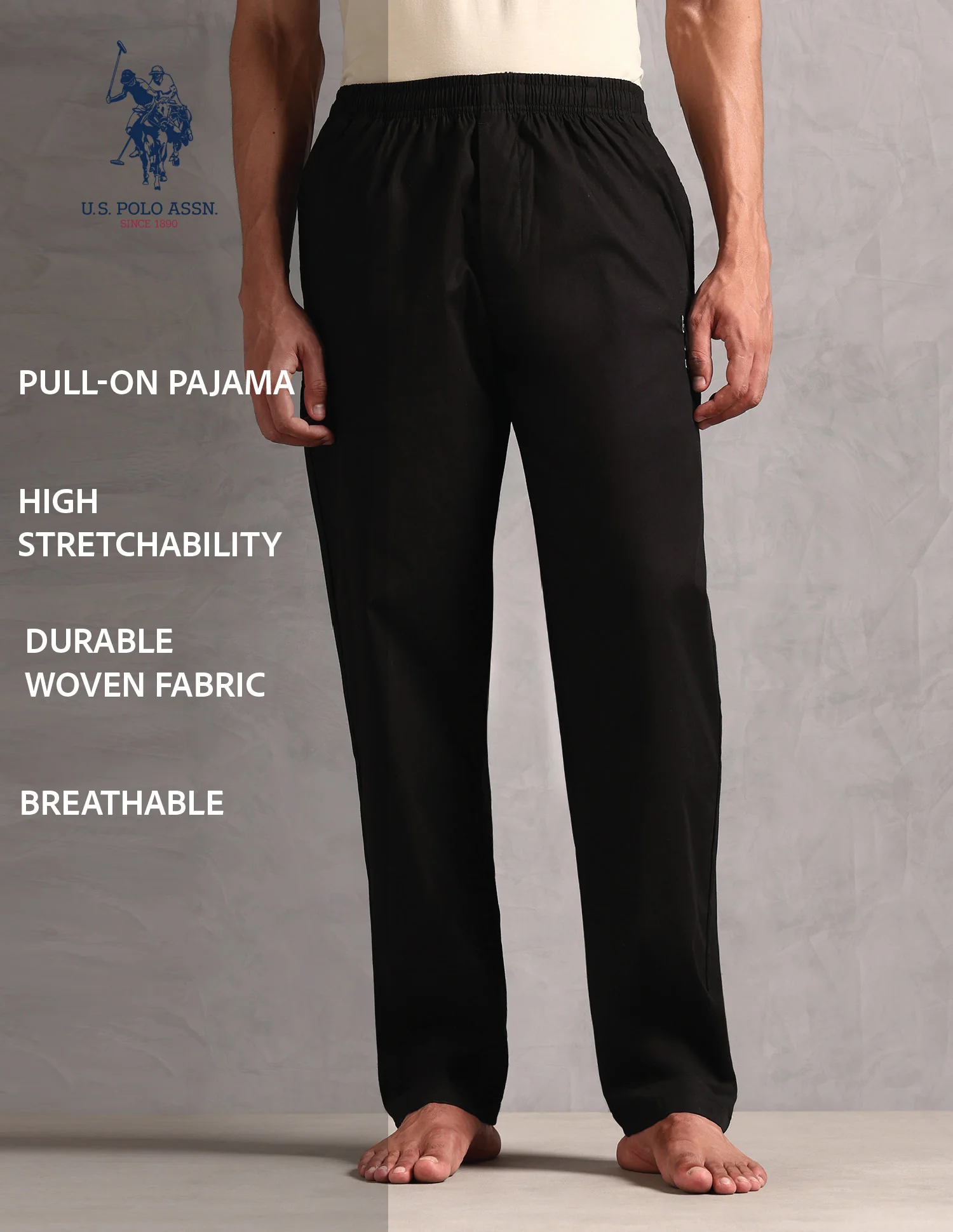 Relaxed Fit Solid LP003 Lounge Pants - Pack Of 1 - Image 10