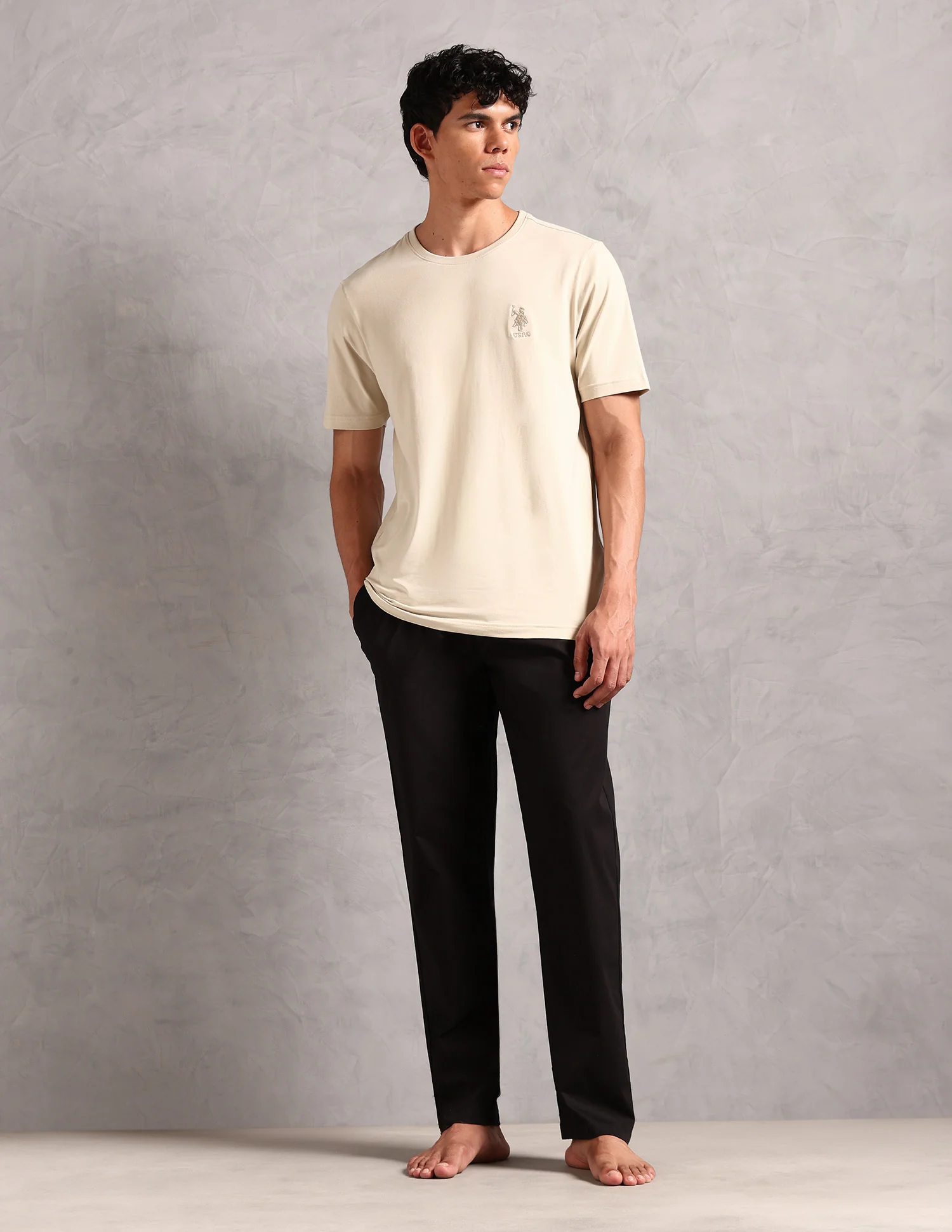 Relaxed Fit Solid LP003 Lounge Pants - Pack Of 1 - Image 3