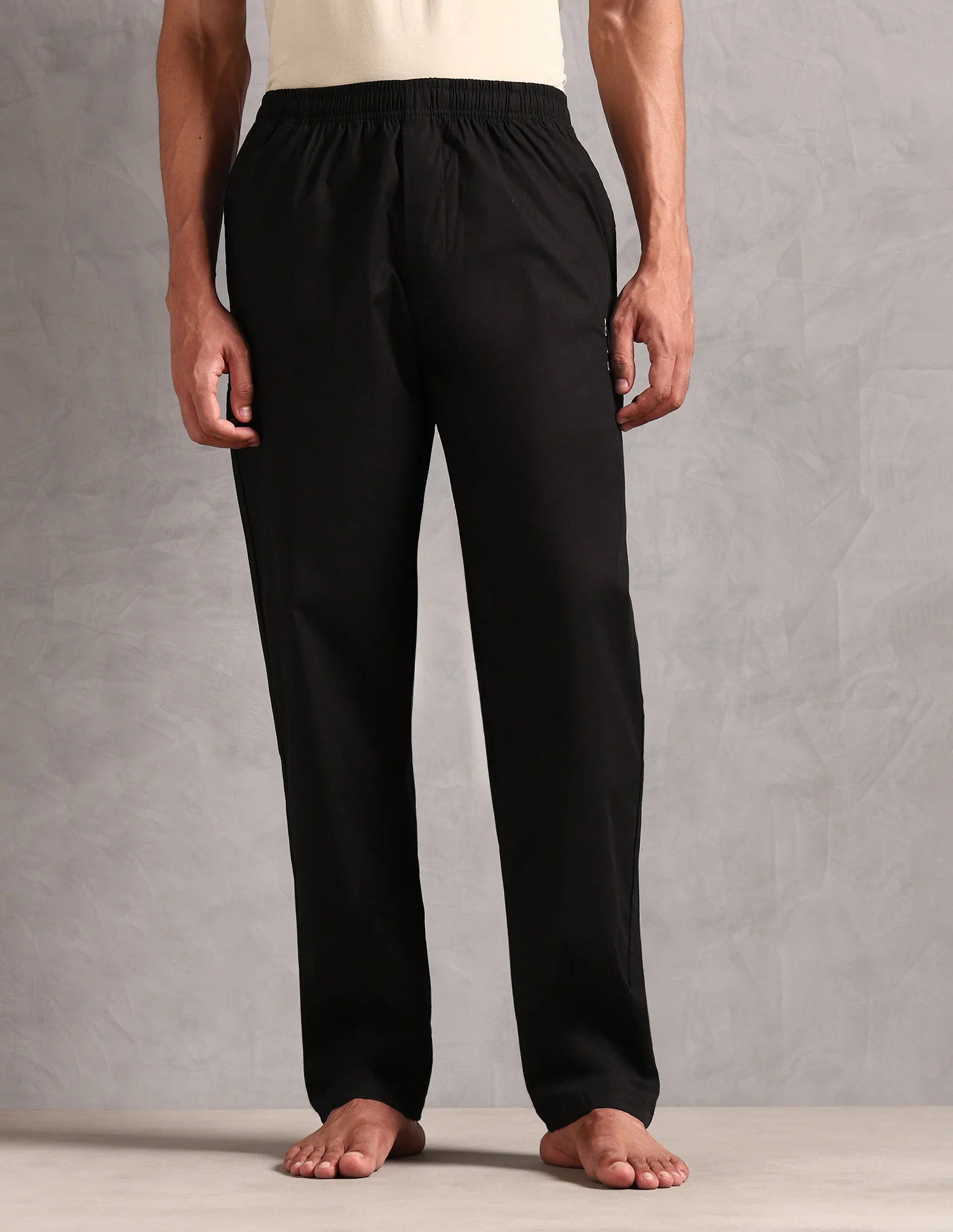 Relaxed Fit Solid LP003 Lounge Pants - Pack Of 1 - Image 6