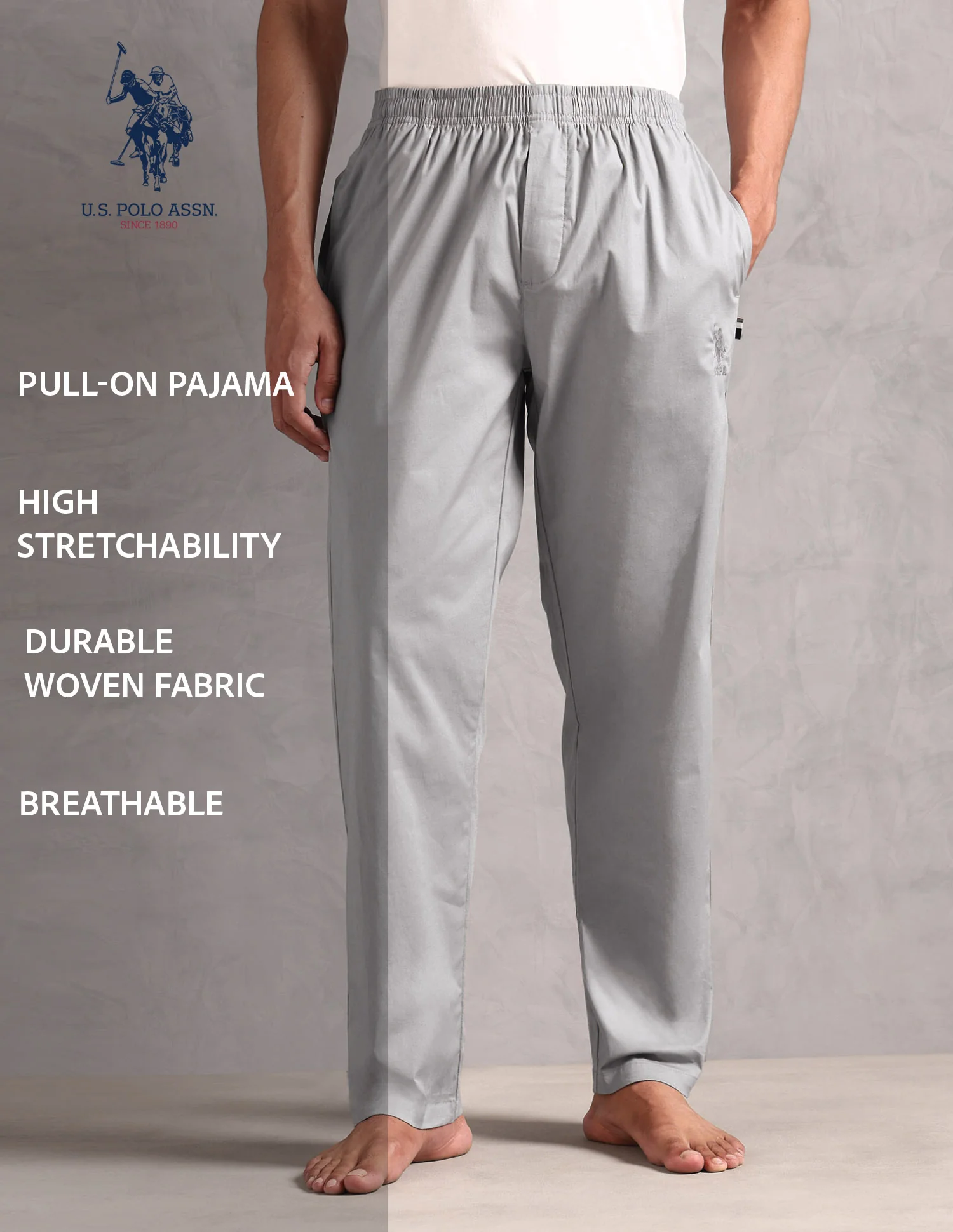 Relaxed Fit Solid LP003 Lounge Pants - Pack Of 1 - Image 10