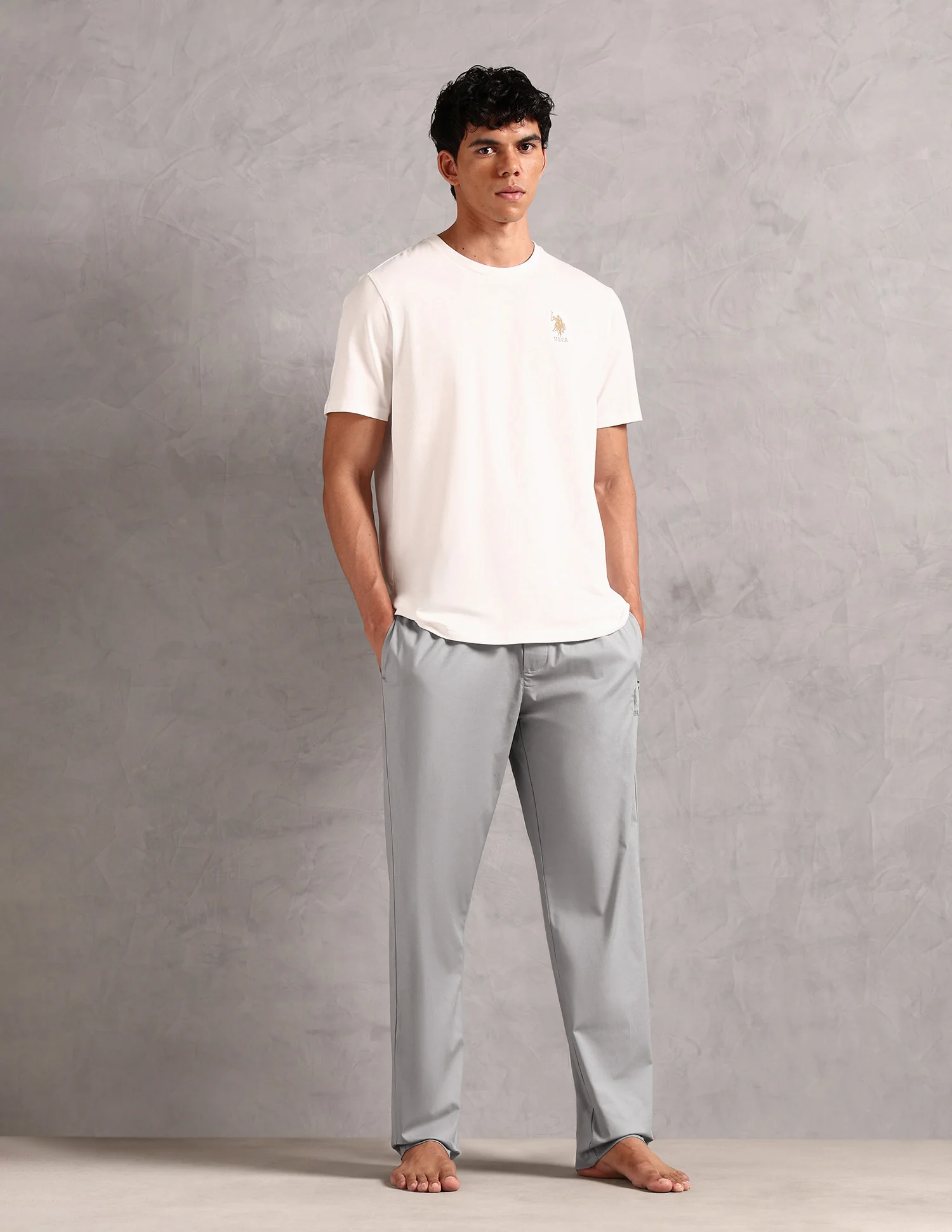 Relaxed Fit Solid LP003 Lounge Pants - Pack Of 1 - Image 3