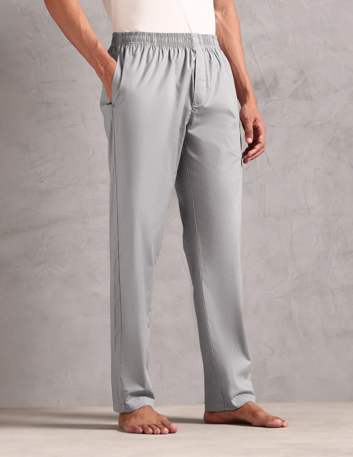Relaxed Fit Solid LP003 Lounge Pants - Pack Of 1 - Image 4