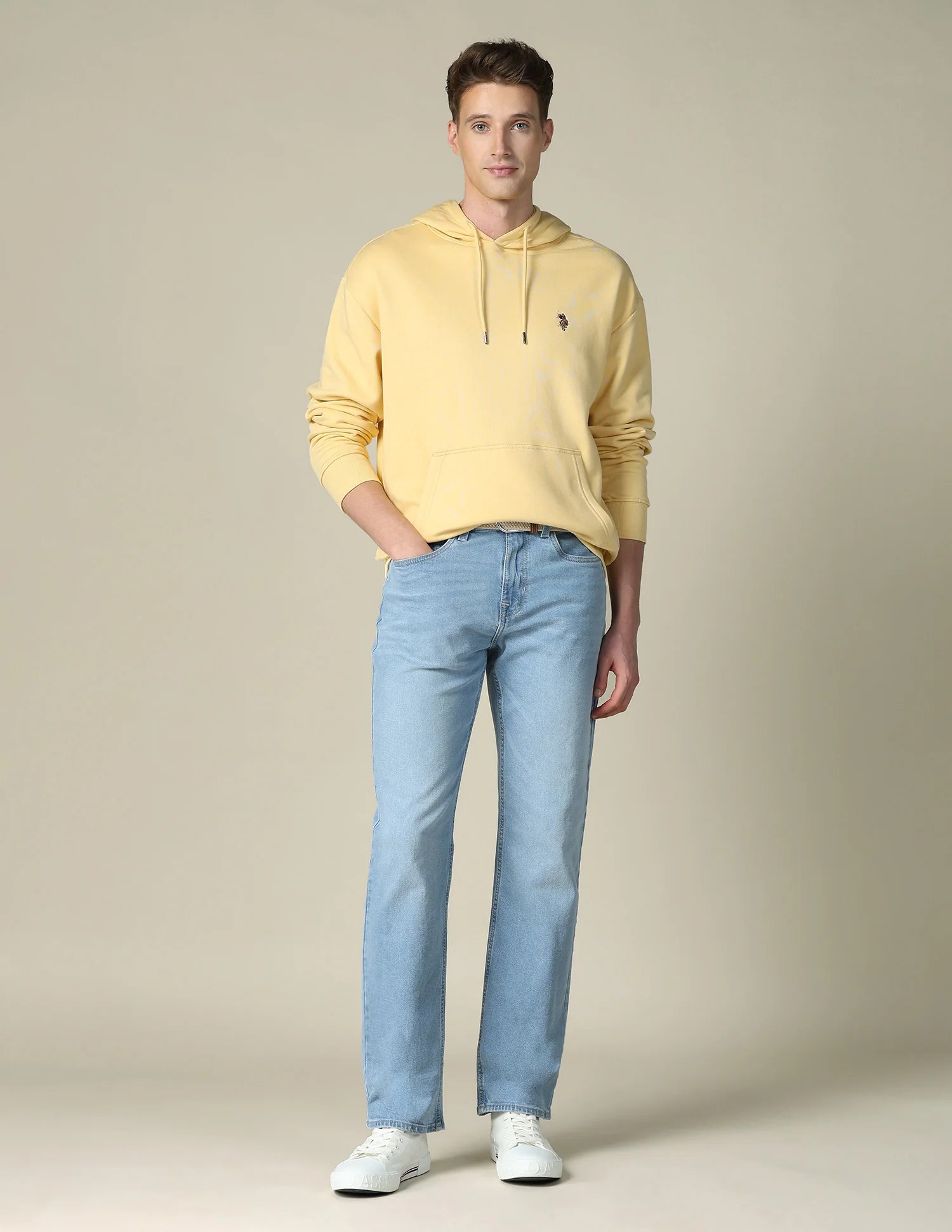 Relaxed Fit Solid Sweatshirt - Image 3