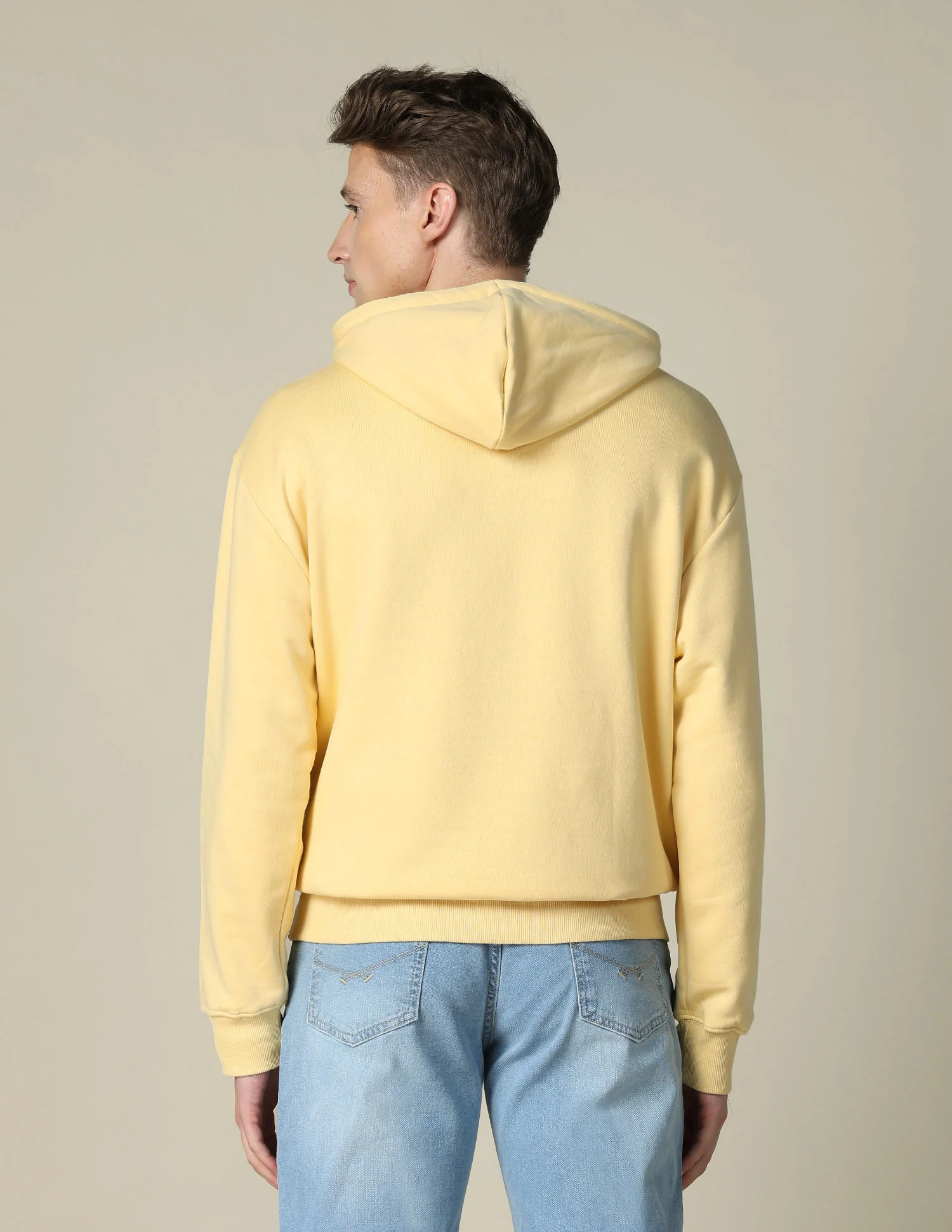 Relaxed Fit Solid Sweatshirt - Image 5