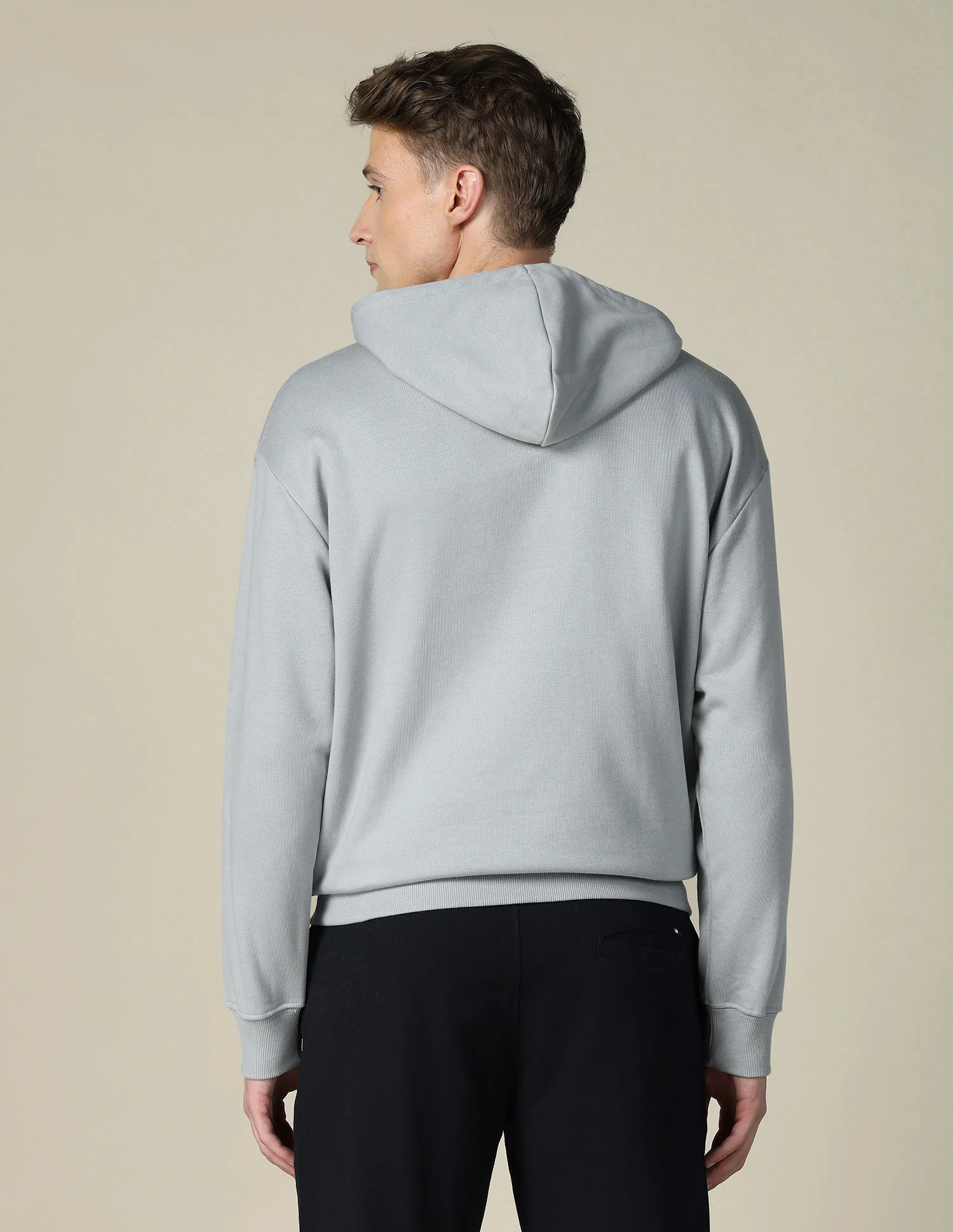 Relaxed Fit Solid Sweatshirt - Image 5
