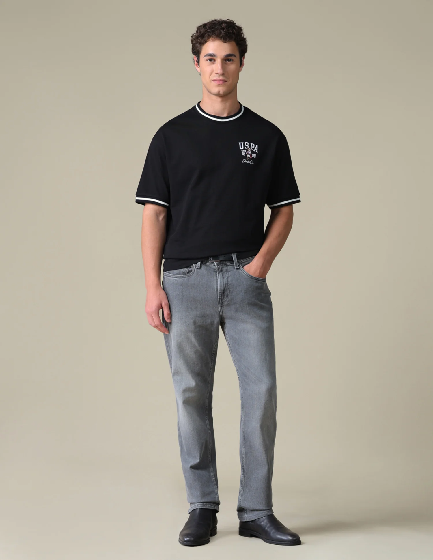 Relaxed Fit Solid T-Shirt - Image 3