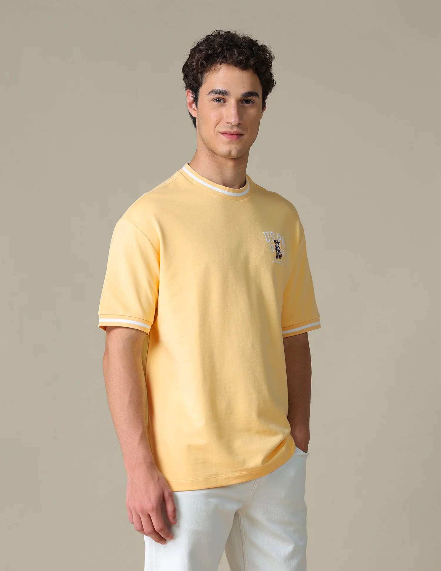 Relaxed Fit Solid T-Shirt - Image 4
