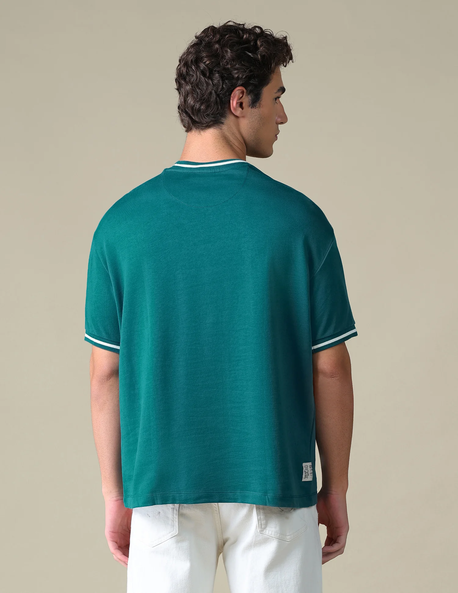 Relaxed Fit Solid T-Shirt - Image 5