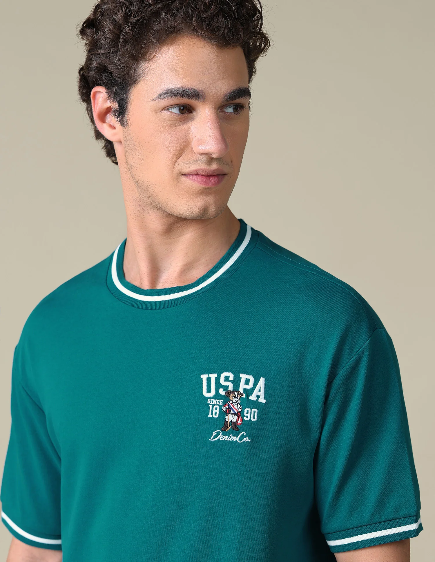 Relaxed Fit Solid T-Shirt - Image 7
