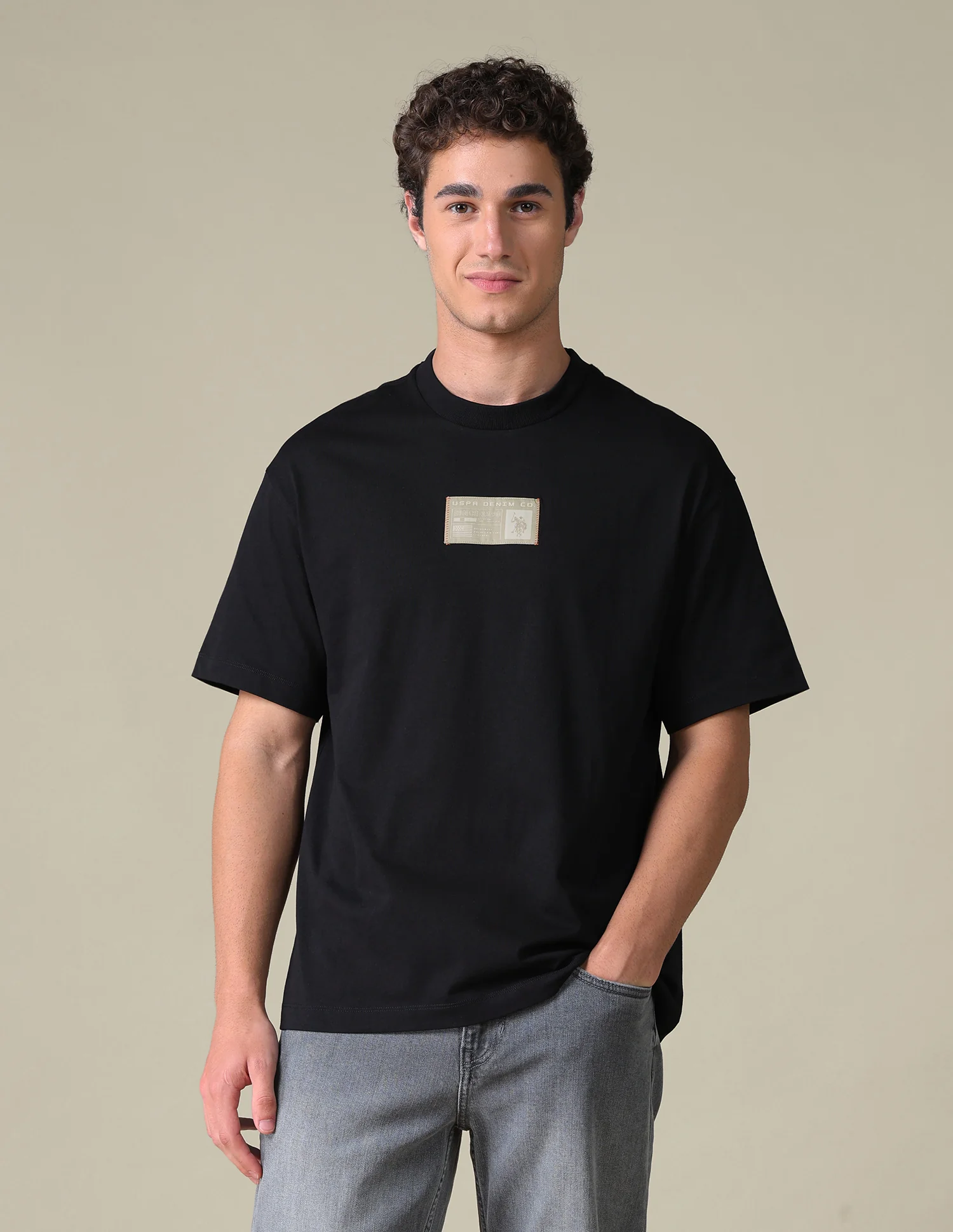 Relaxed Fit Solid T-Shirt - Image 6