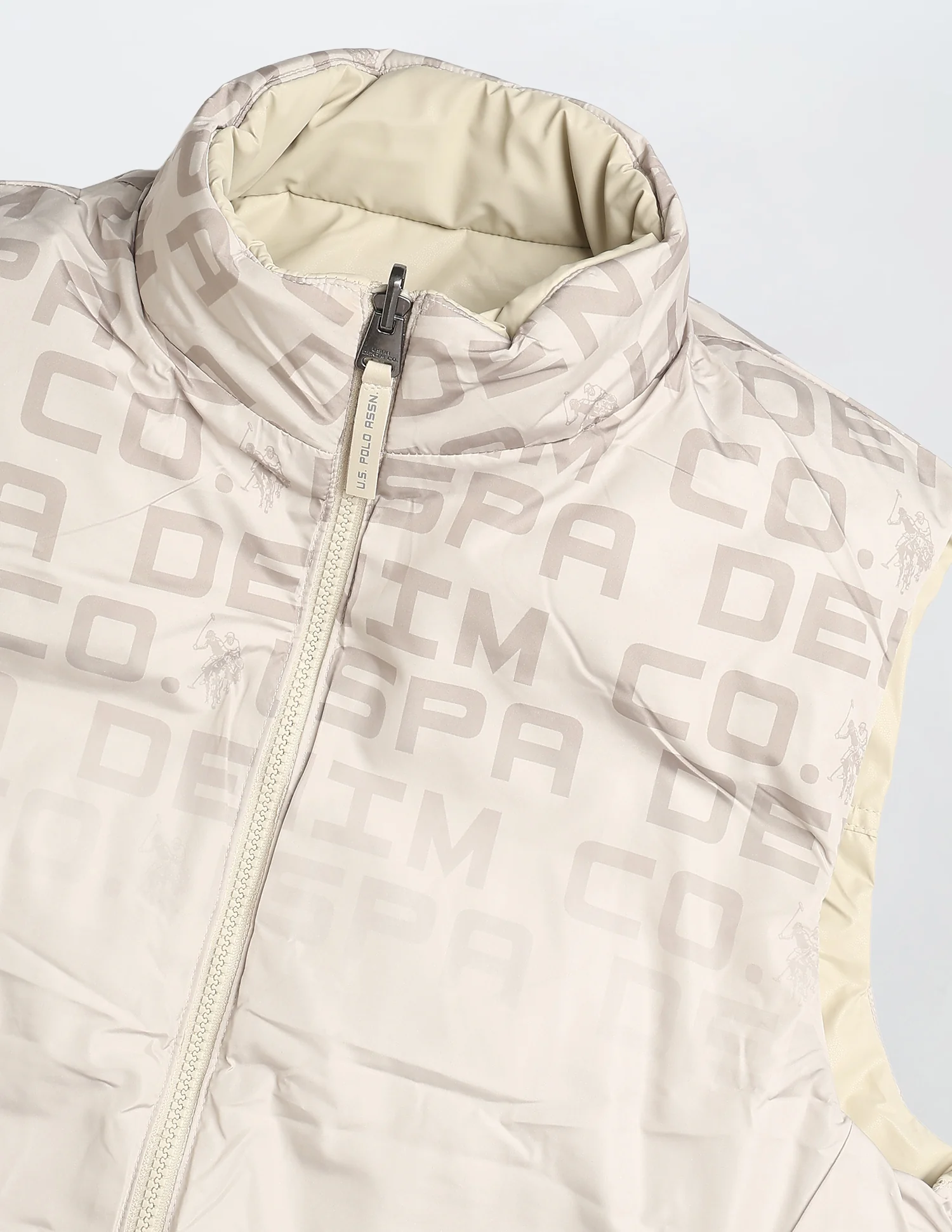 Reversible Brand Printed Puffer Jacket - Image 10