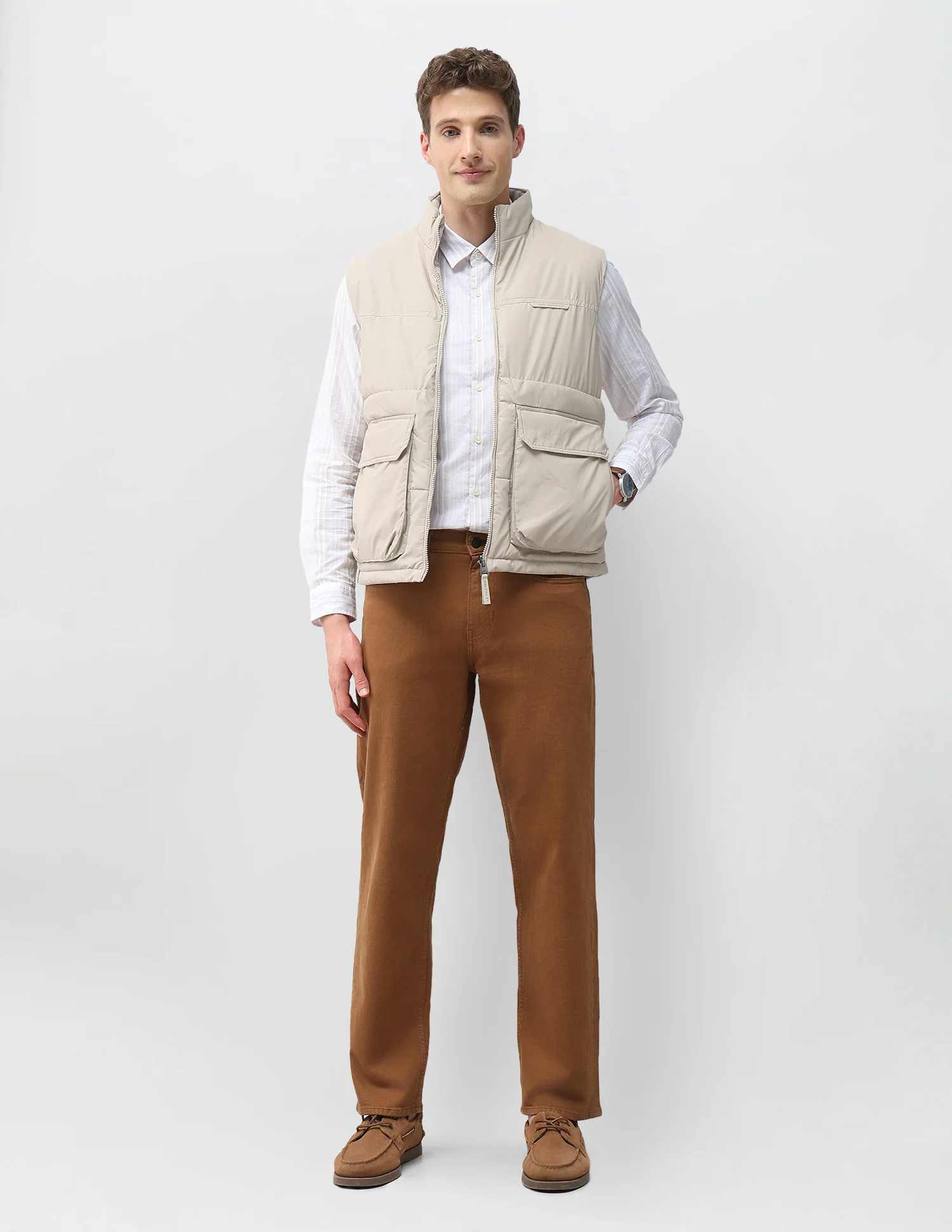 Reversible Brand Printed Puffer Jacket - Image 3