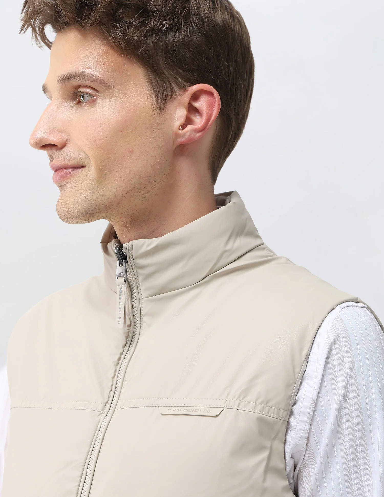 Reversible Brand Printed Puffer Jacket - Image 7