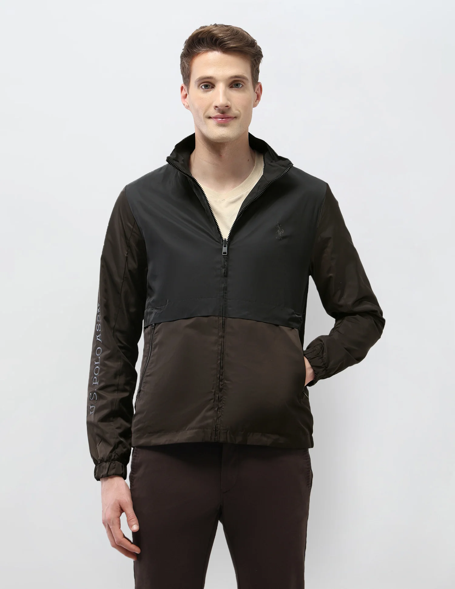 Reversible Colour Blocked Jacket - Image 6