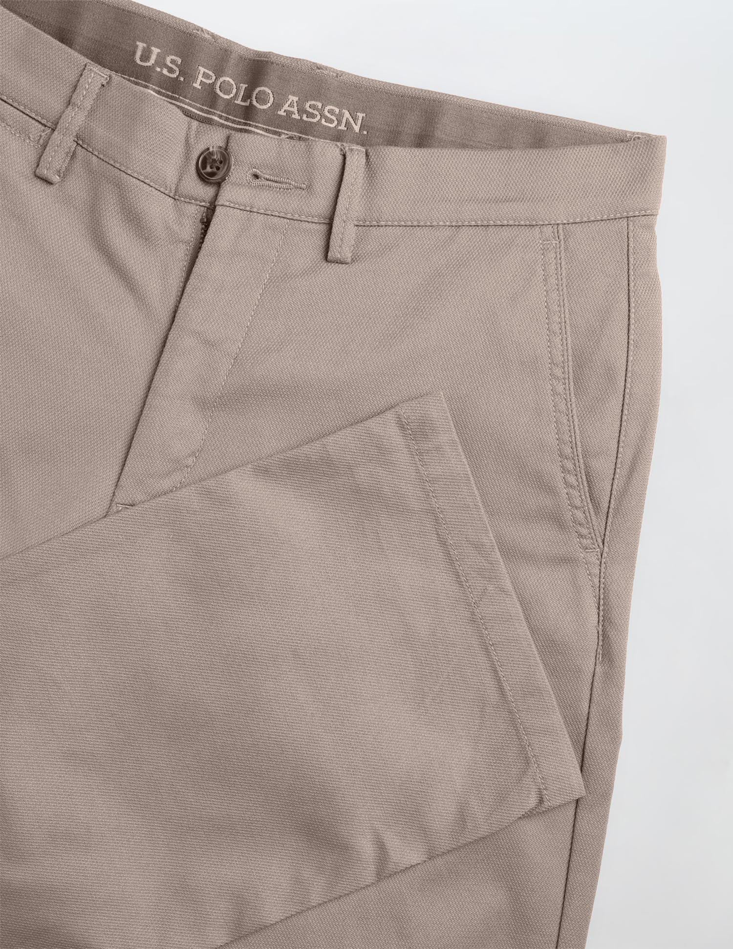 Riley Straight Fit Dobby Trousers - Image 9
