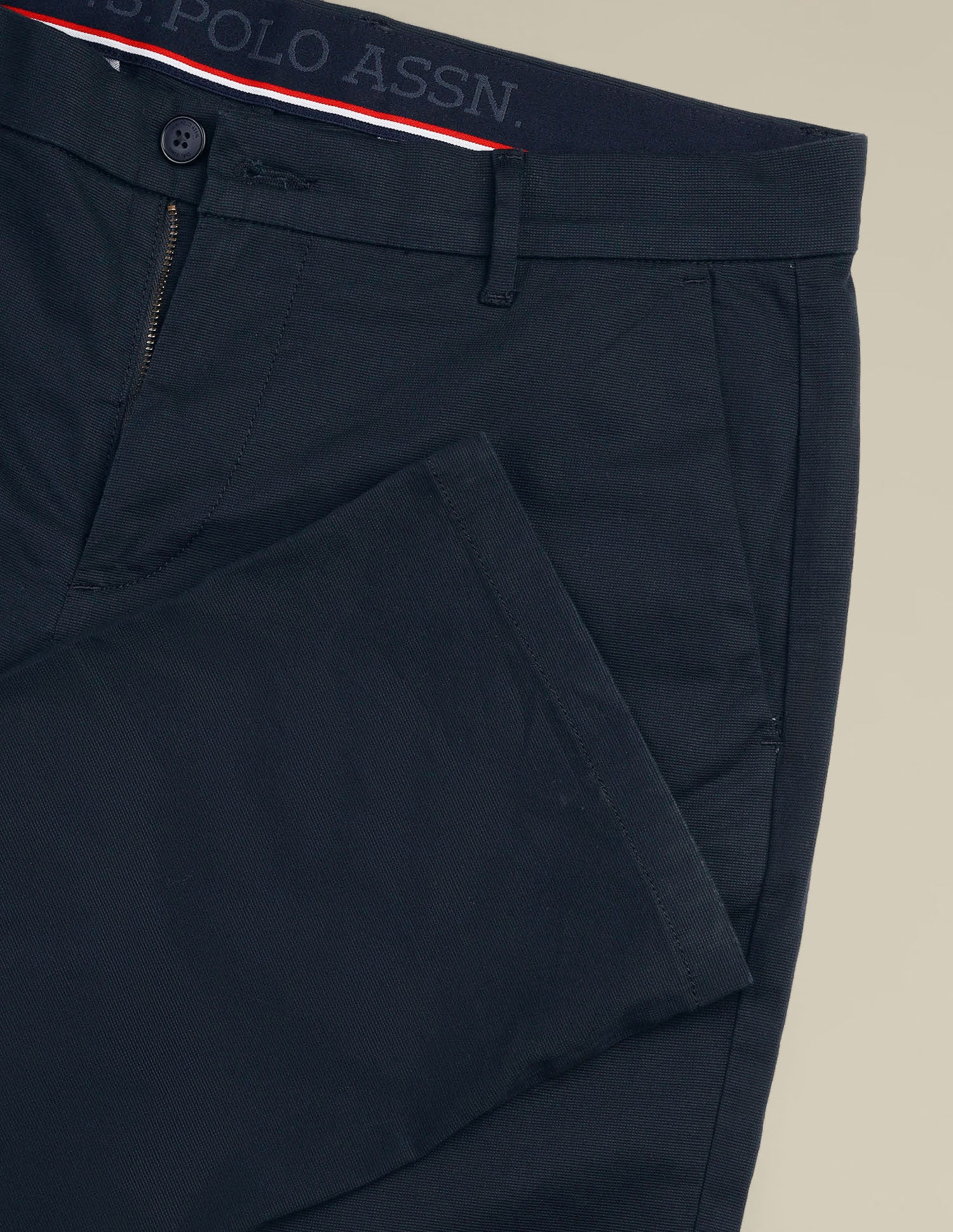 Riley Straight Fit Dobby Trousers - Image 9