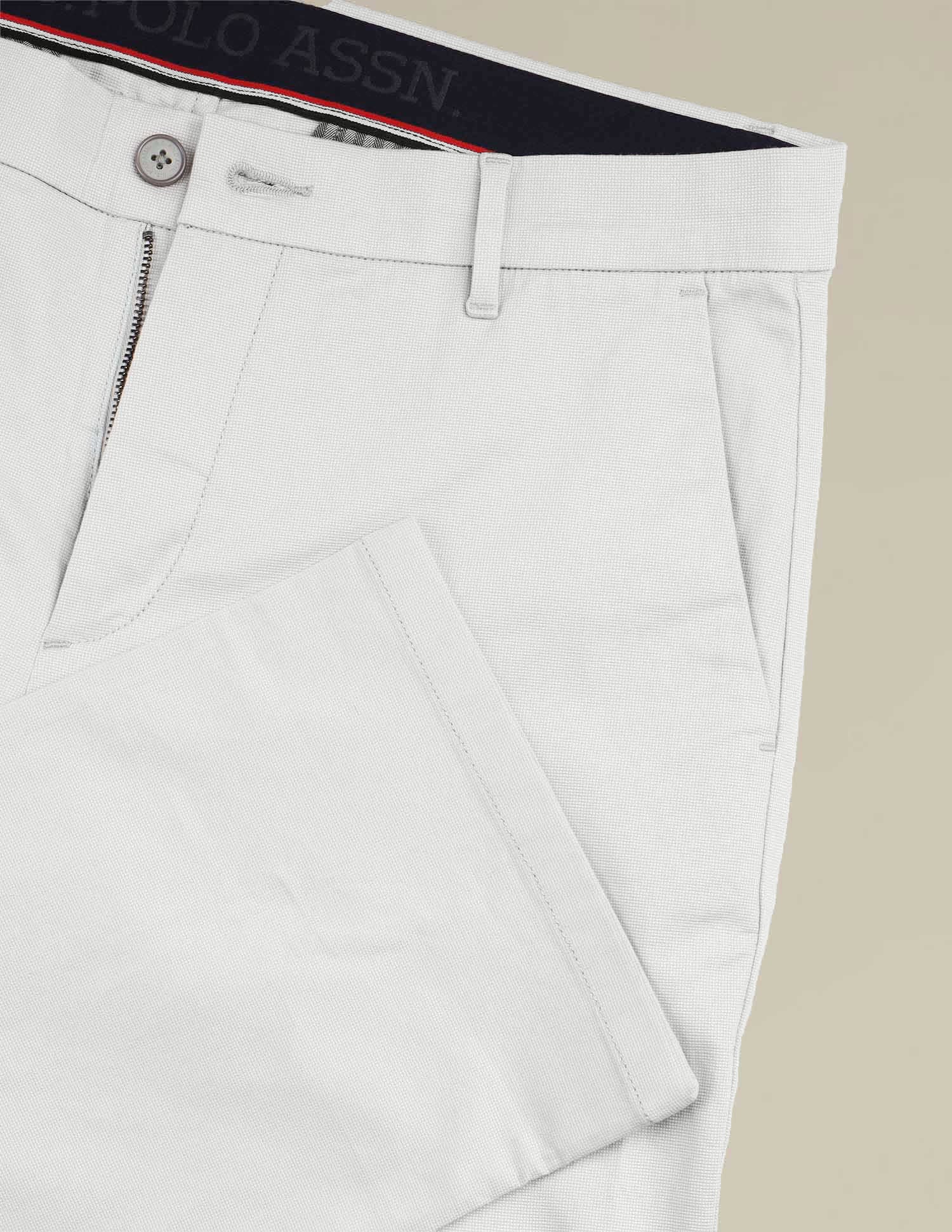 Riley Straight Fit Dobby Trousers - Image 9