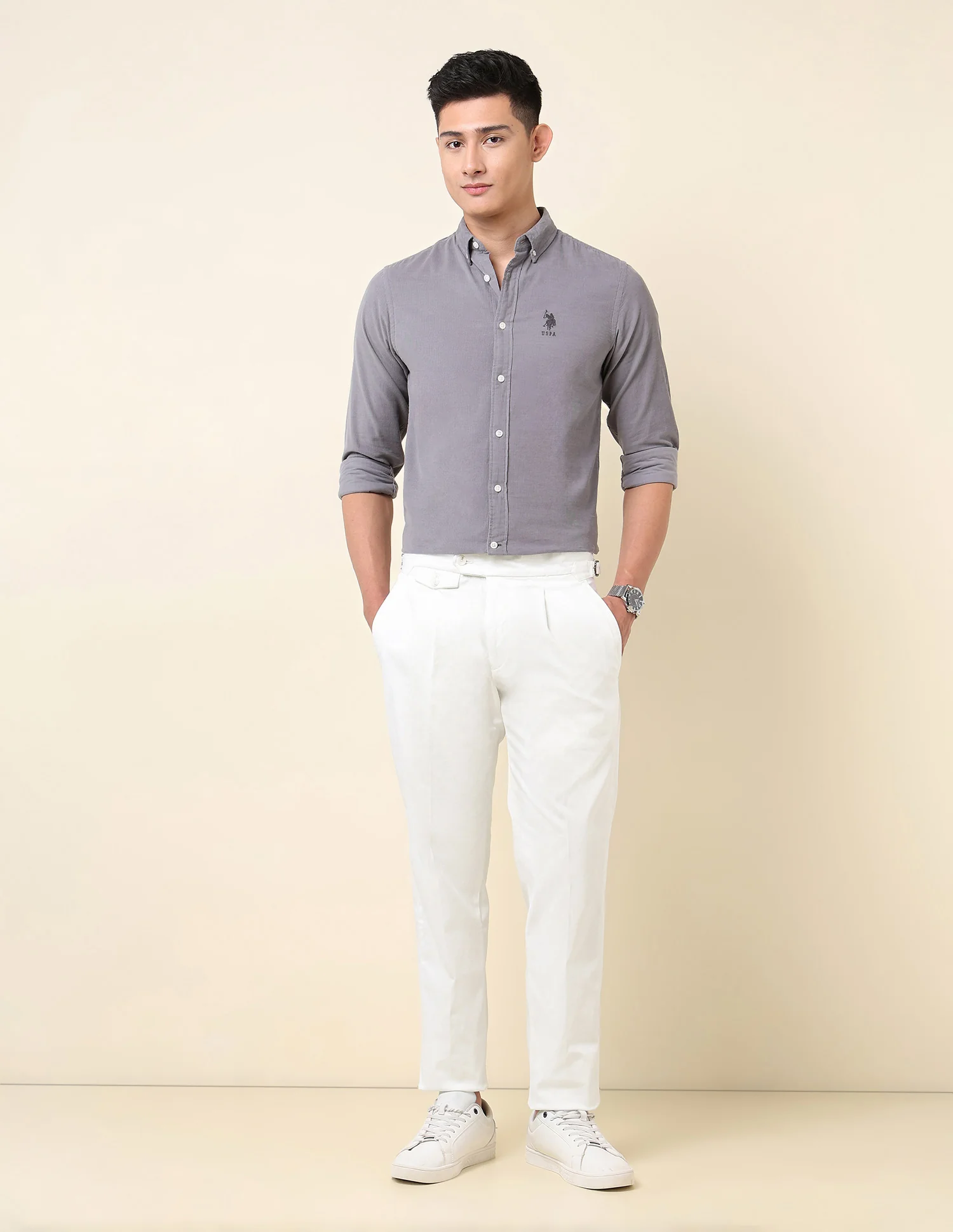 Riley Straight Fit Pacho Trousers - Image 3