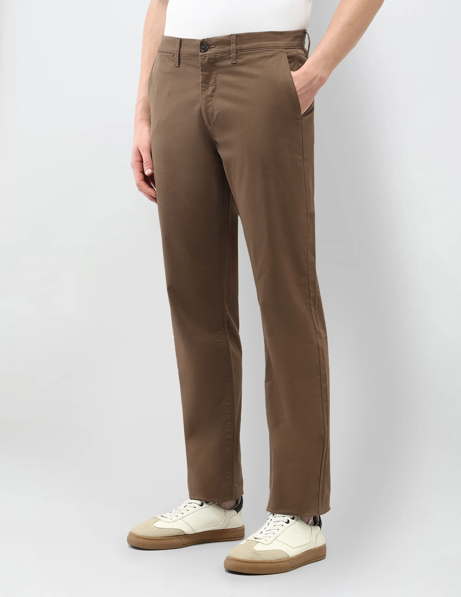Riley Straight Fit Satin Trousers - Image 4