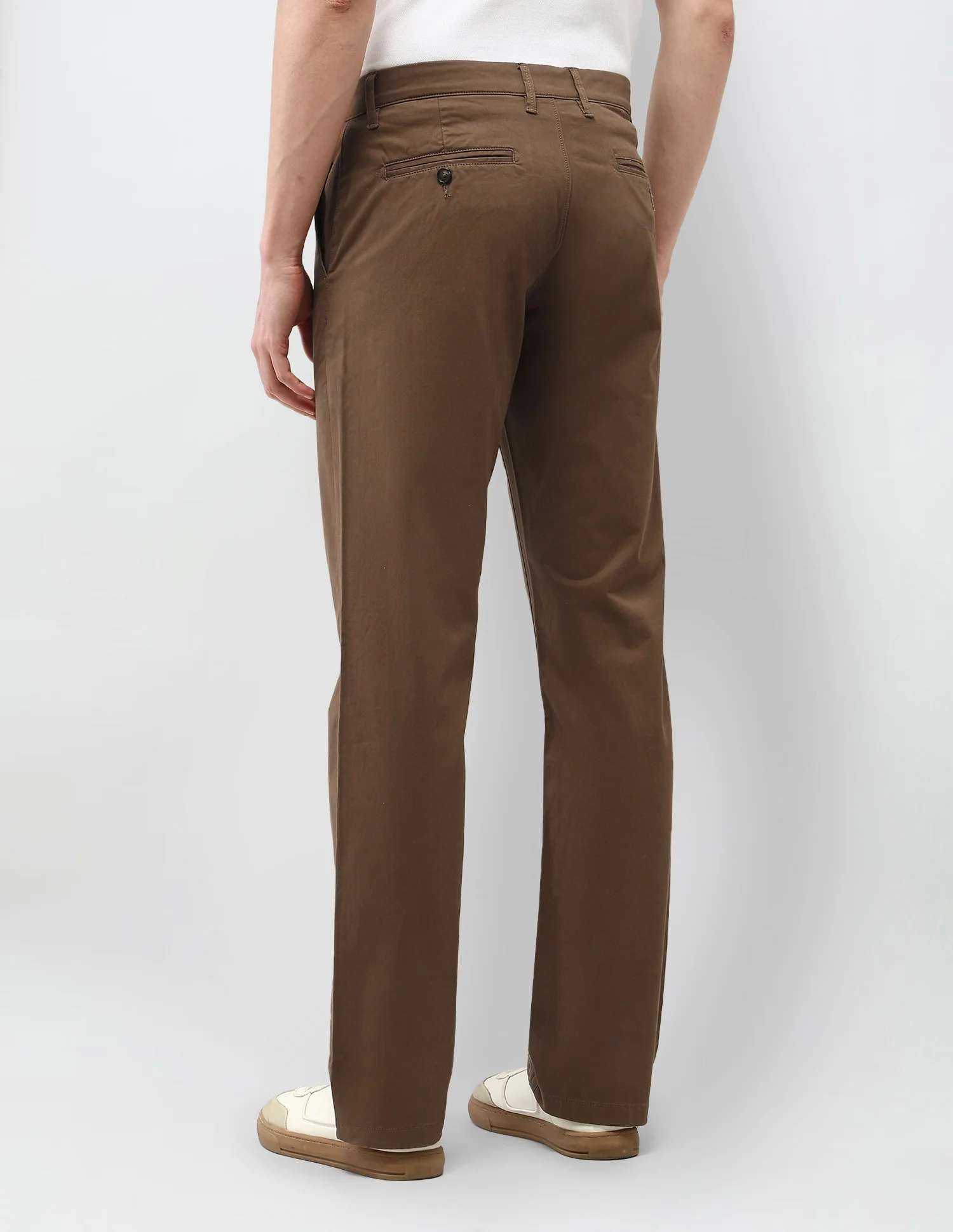 Riley Straight Fit Satin Trousers - Image 5