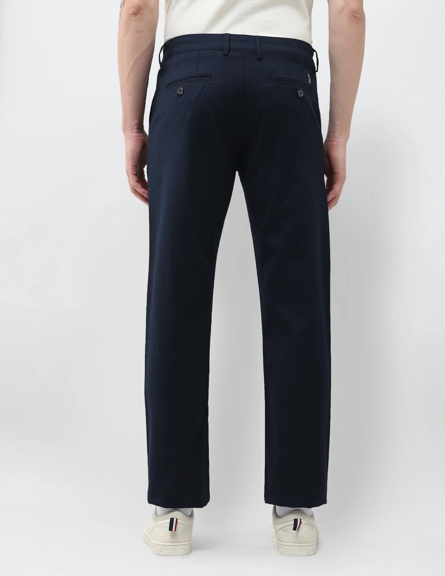 Riley Straight Fit Satin Trousers - Image 5