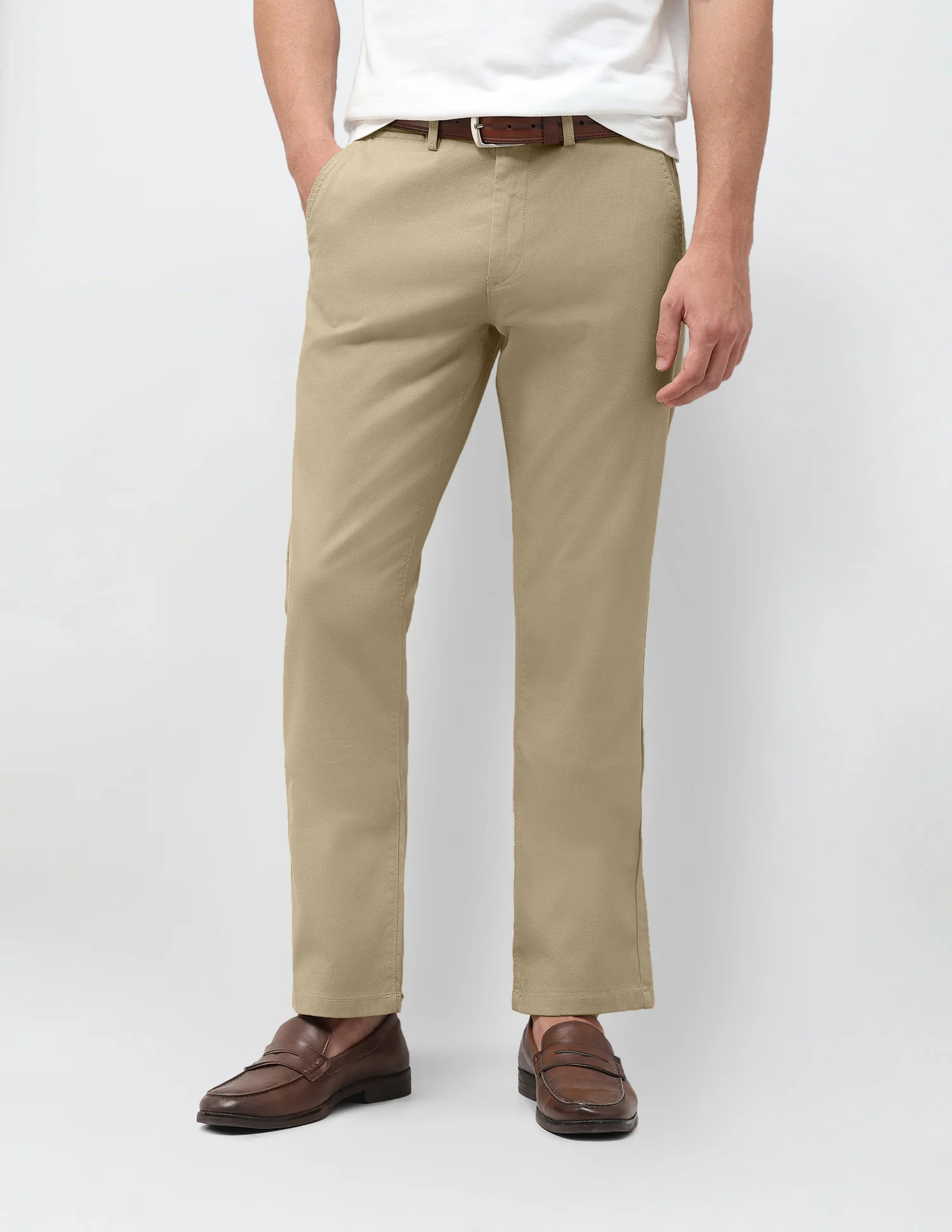 Riley Straight Fit Satin Trousers