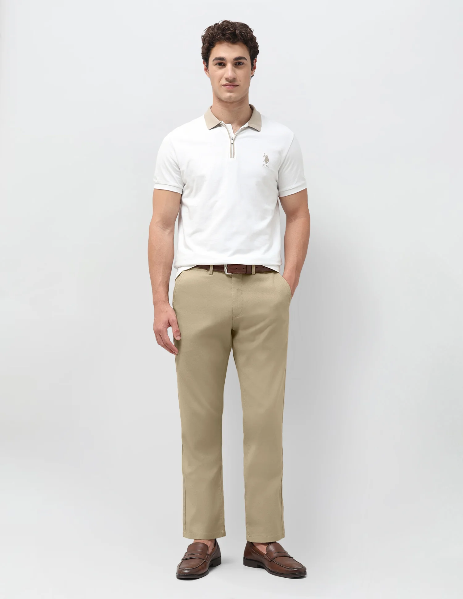 Riley Straight Fit Satin Trousers - Image 3