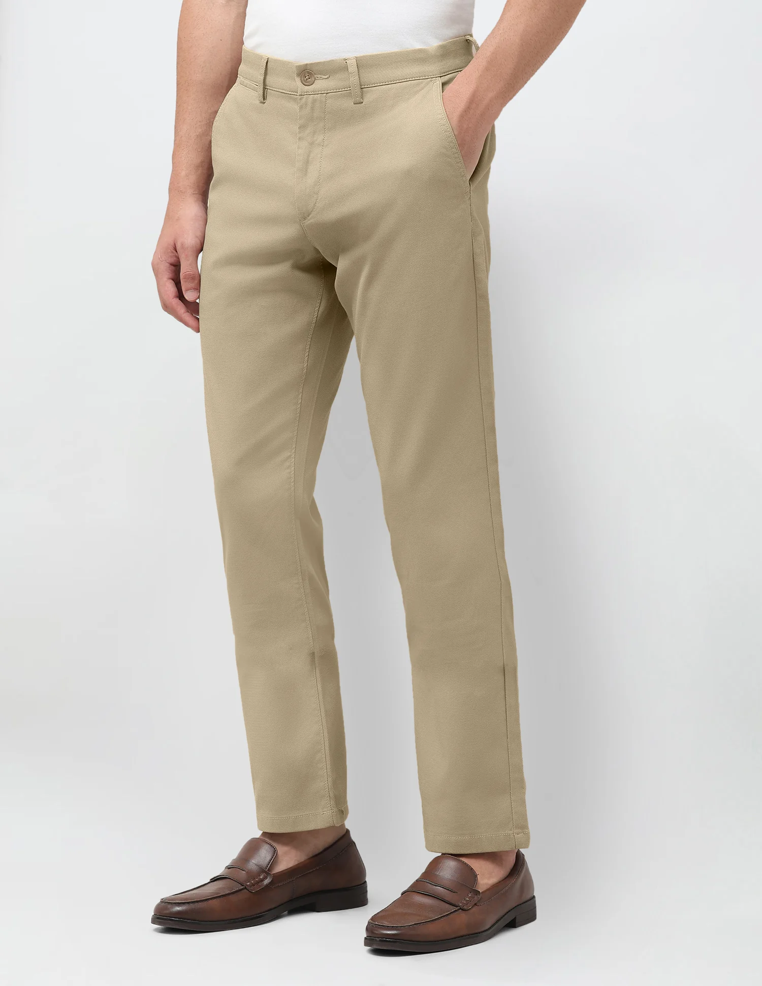 Riley Straight Fit Satin Trousers - Image 4