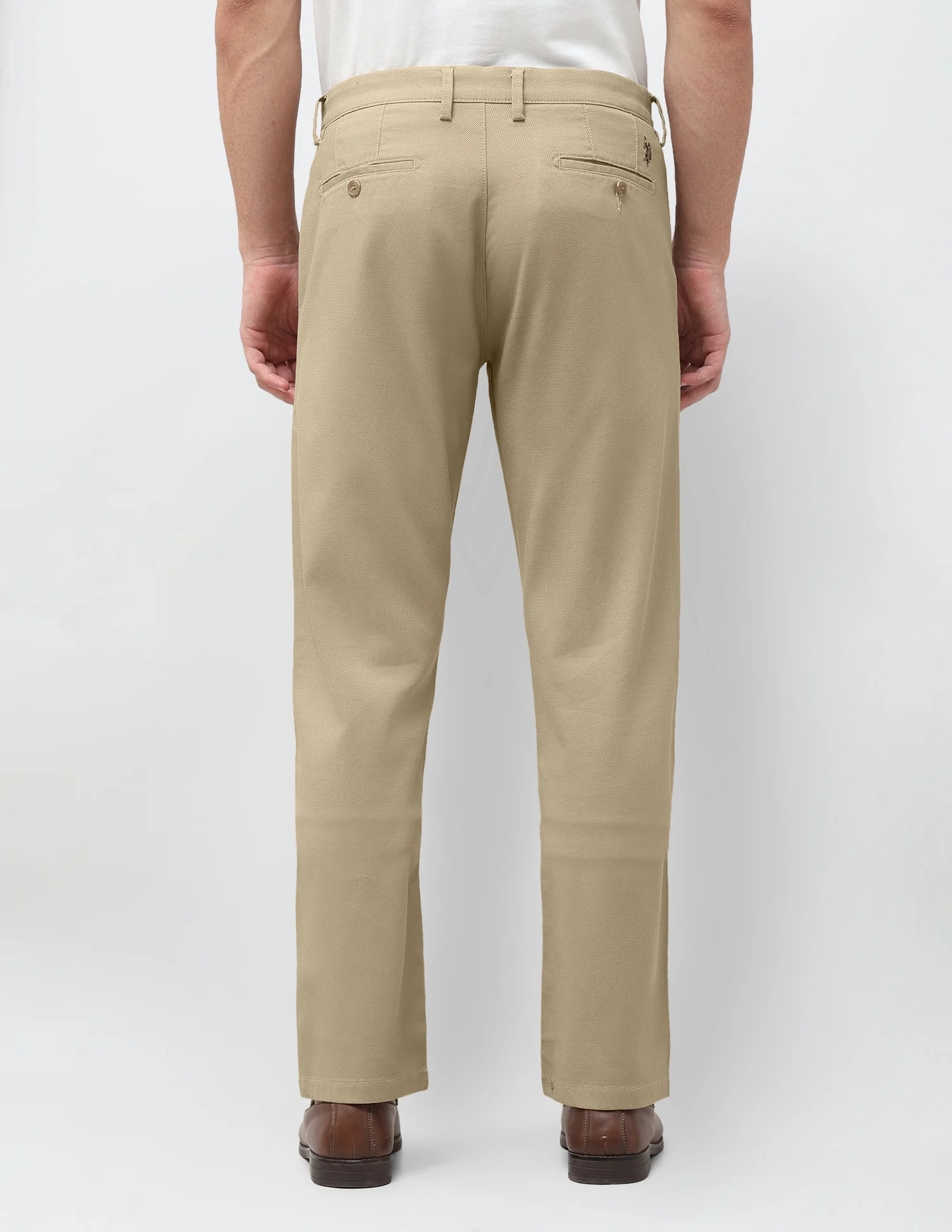 Riley Straight Fit Satin Trousers - Image 5