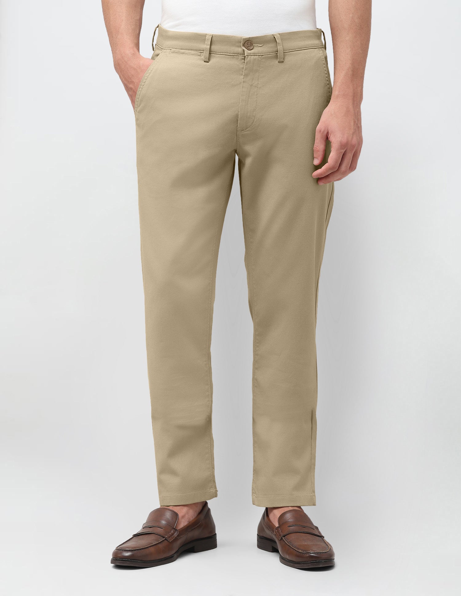 Riley Straight Fit Satin Trousers - Image 6