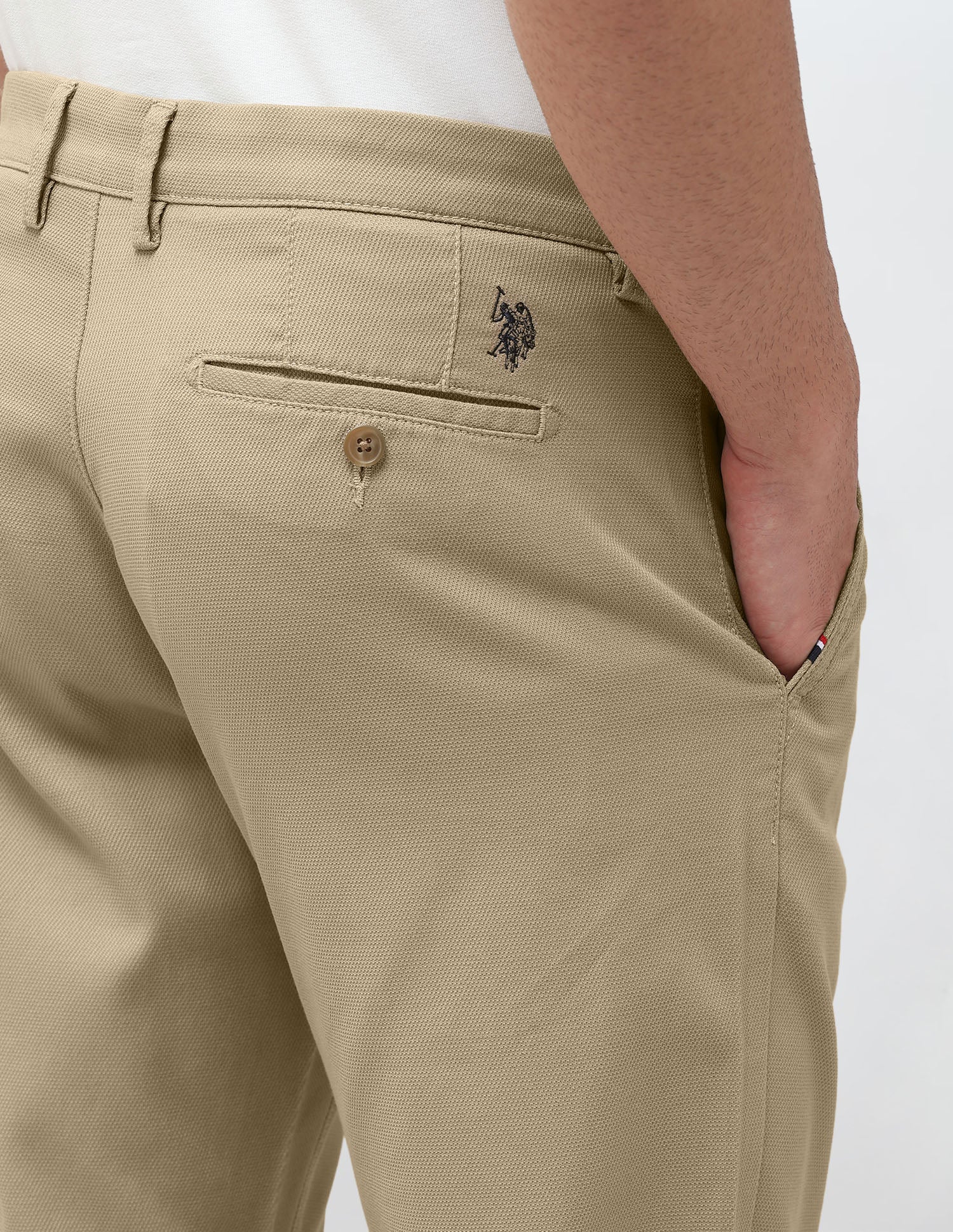 Riley Straight Fit Satin Trousers - Image 8