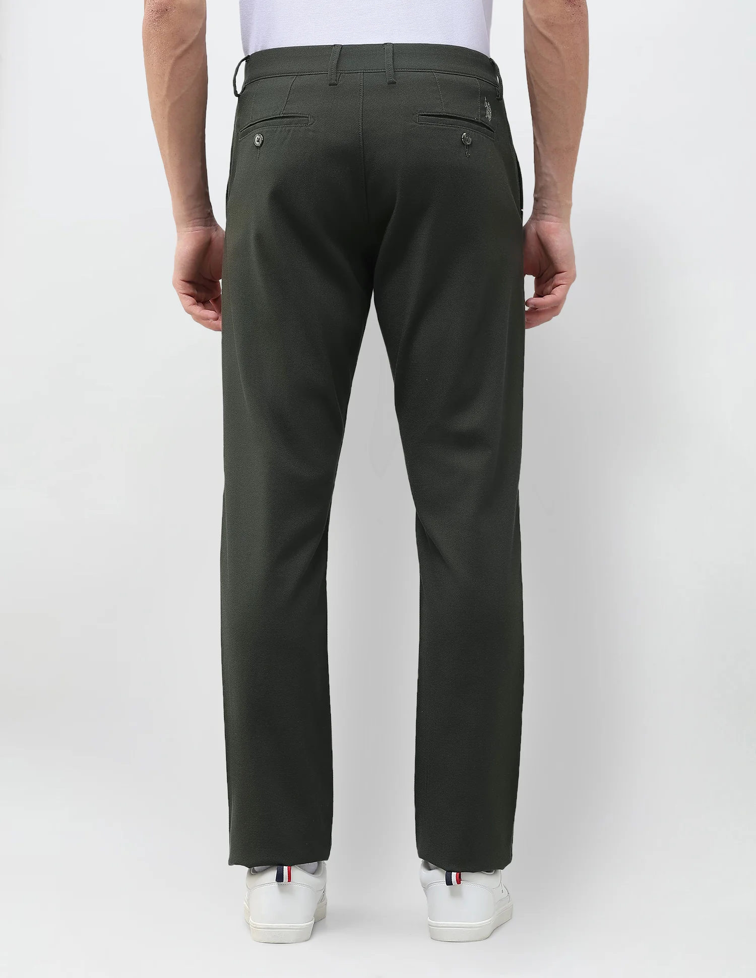 Riley Straight Fit Satin Trousers - Image 5