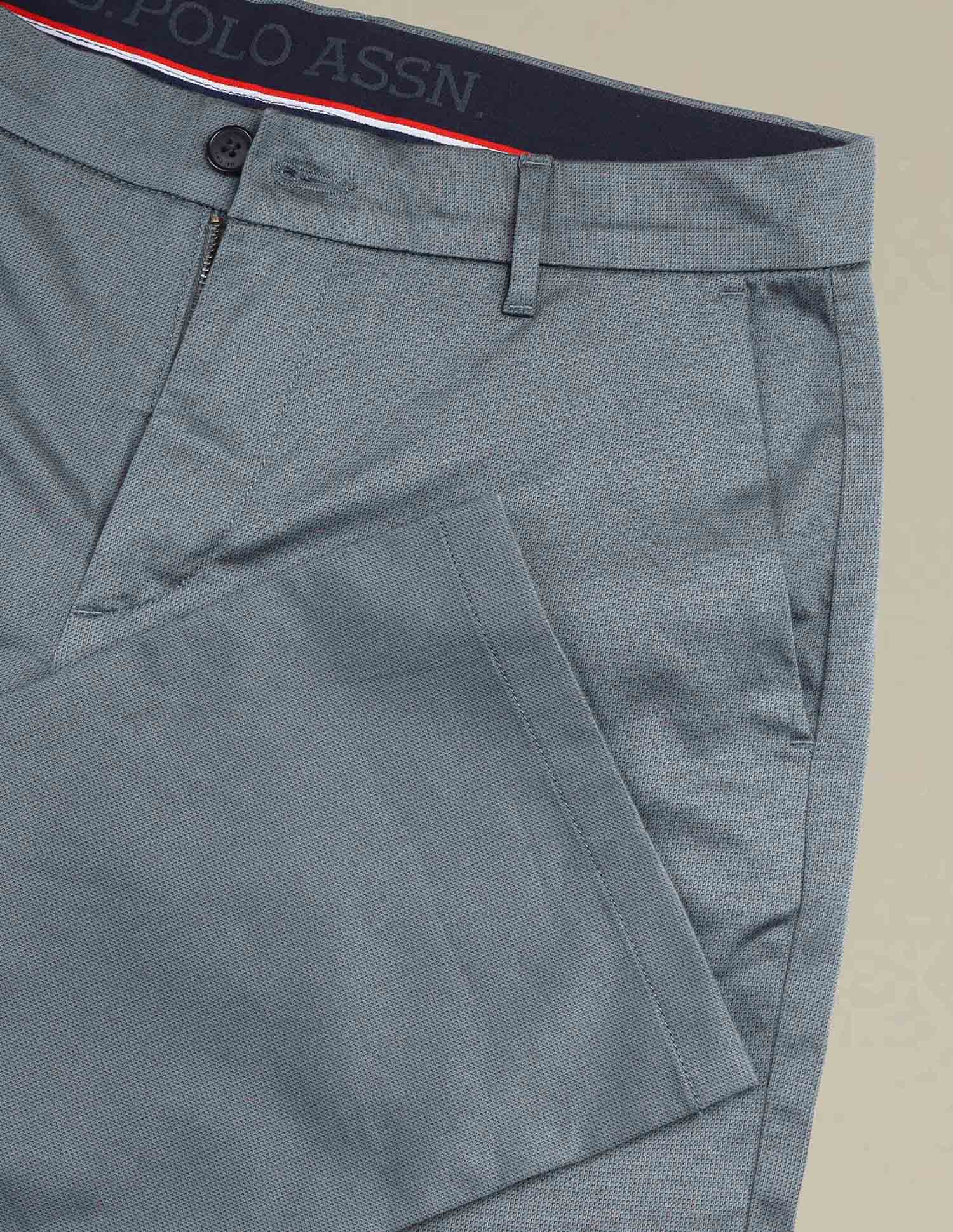 Riley Straight Fit Satin Trousers - Image 9