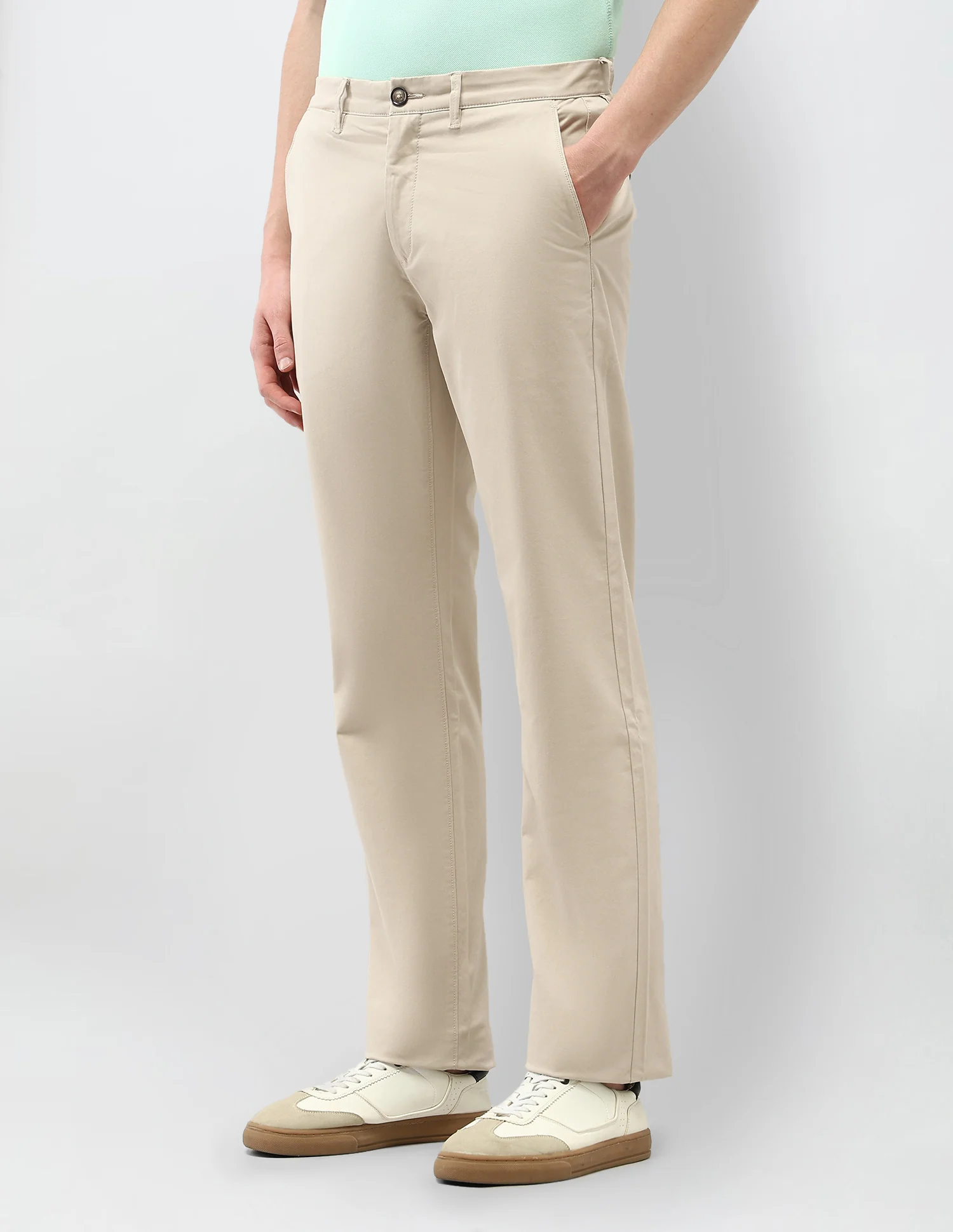Riley Straight Fit Satin Trousers - Image 4