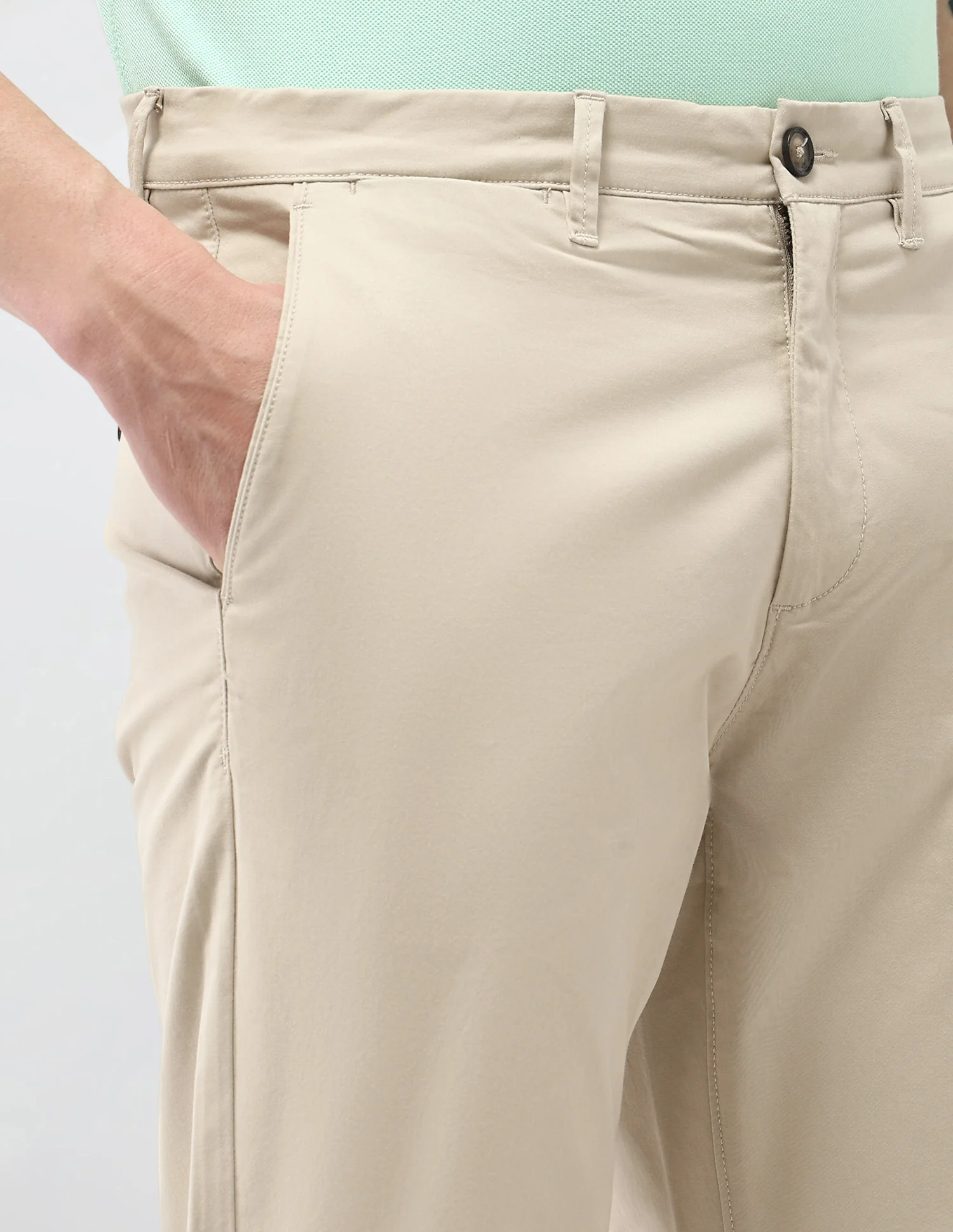 Riley Straight Fit Satin Trousers - Image 7