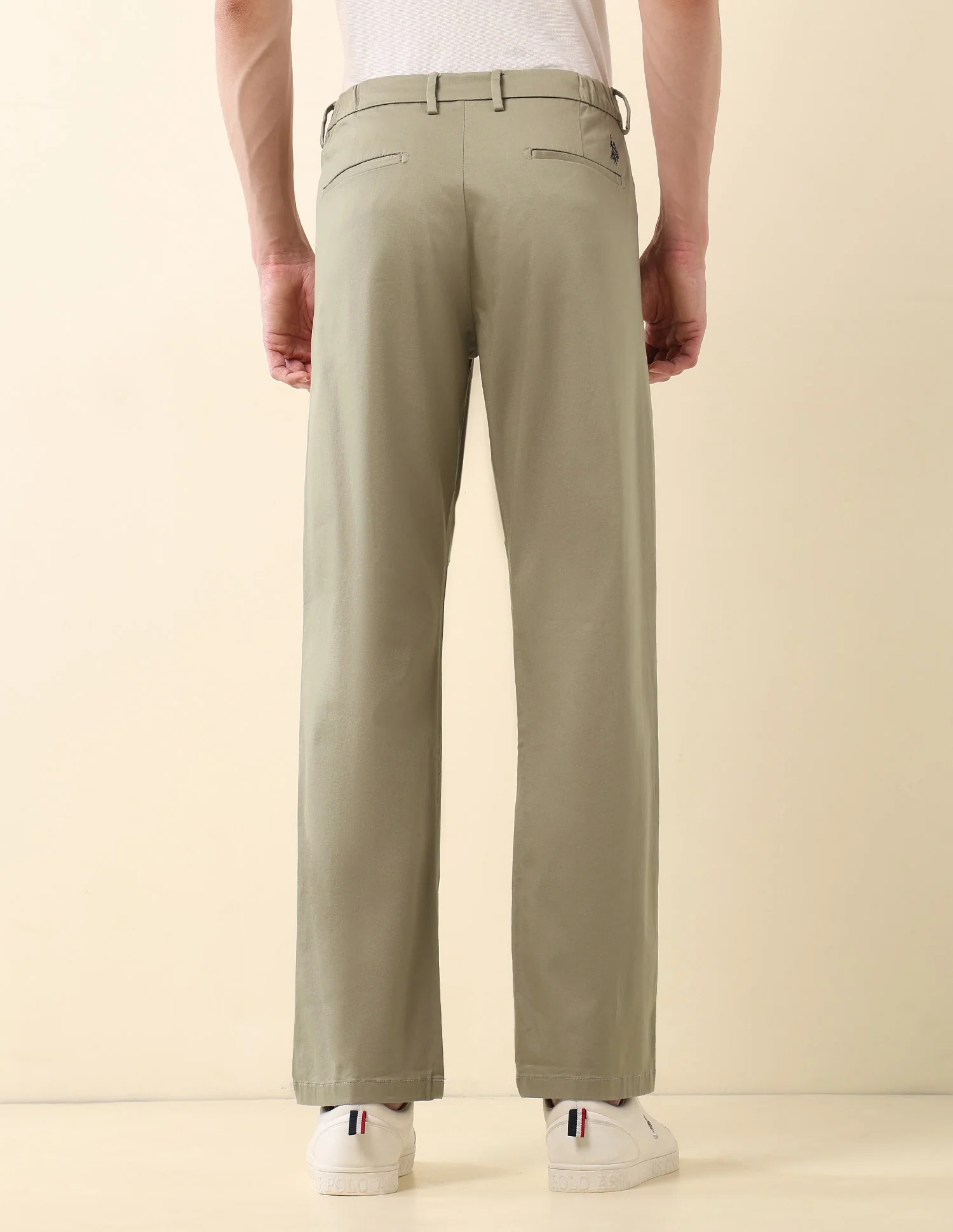 Riley Straight Fit Satin Trousers - Image 5