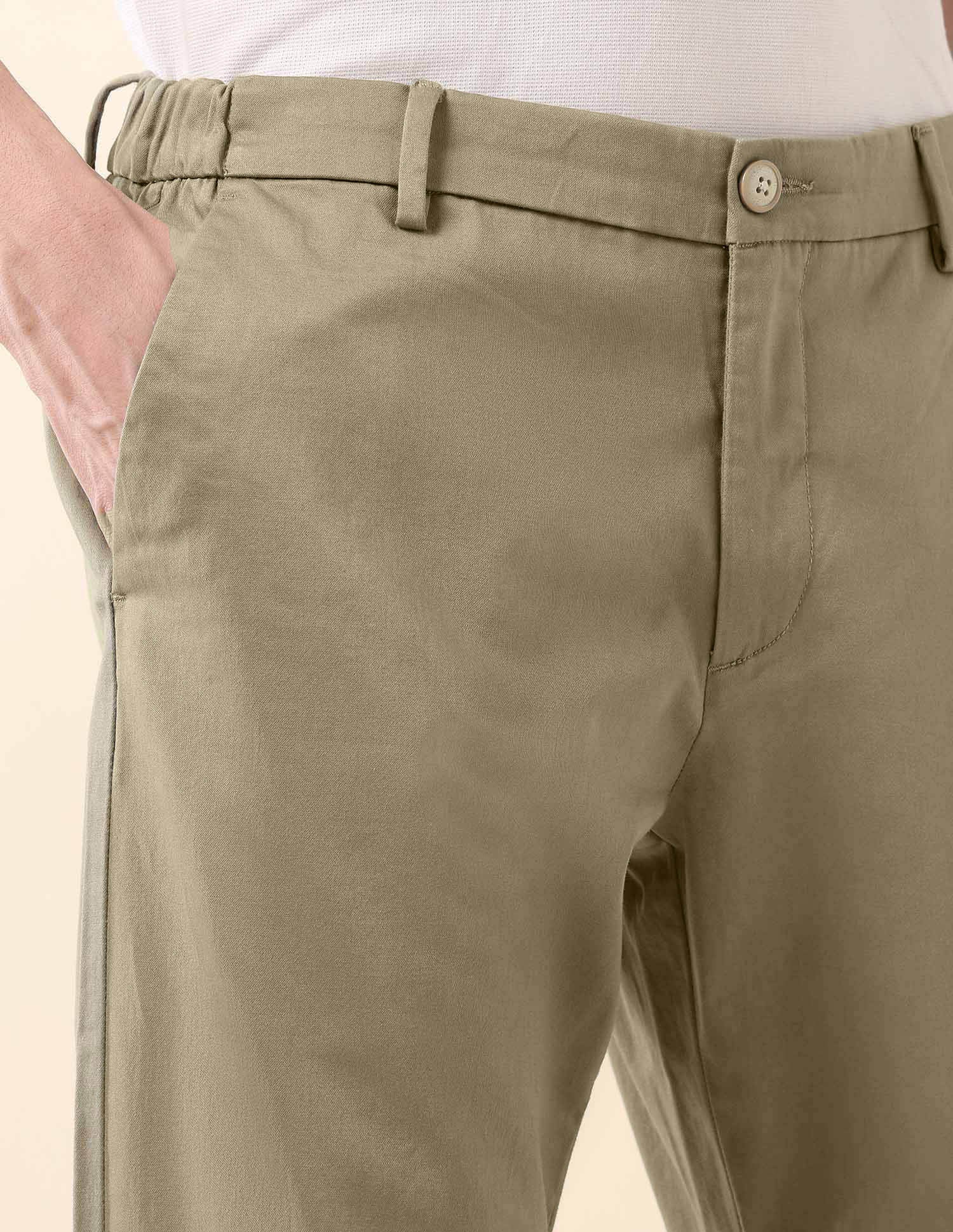 Riley Straight Fit Satin Trousers - Image 7