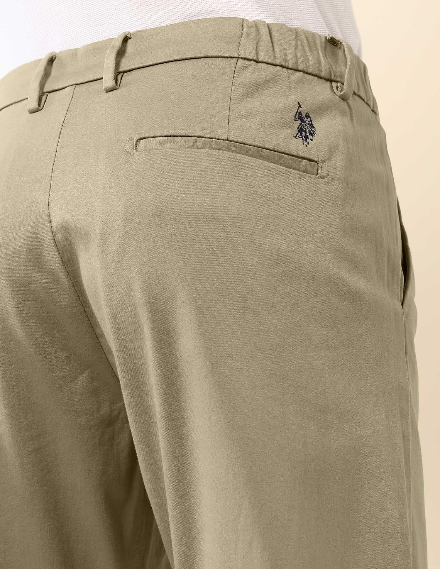 Riley Straight Fit Satin Trousers - Image 8
