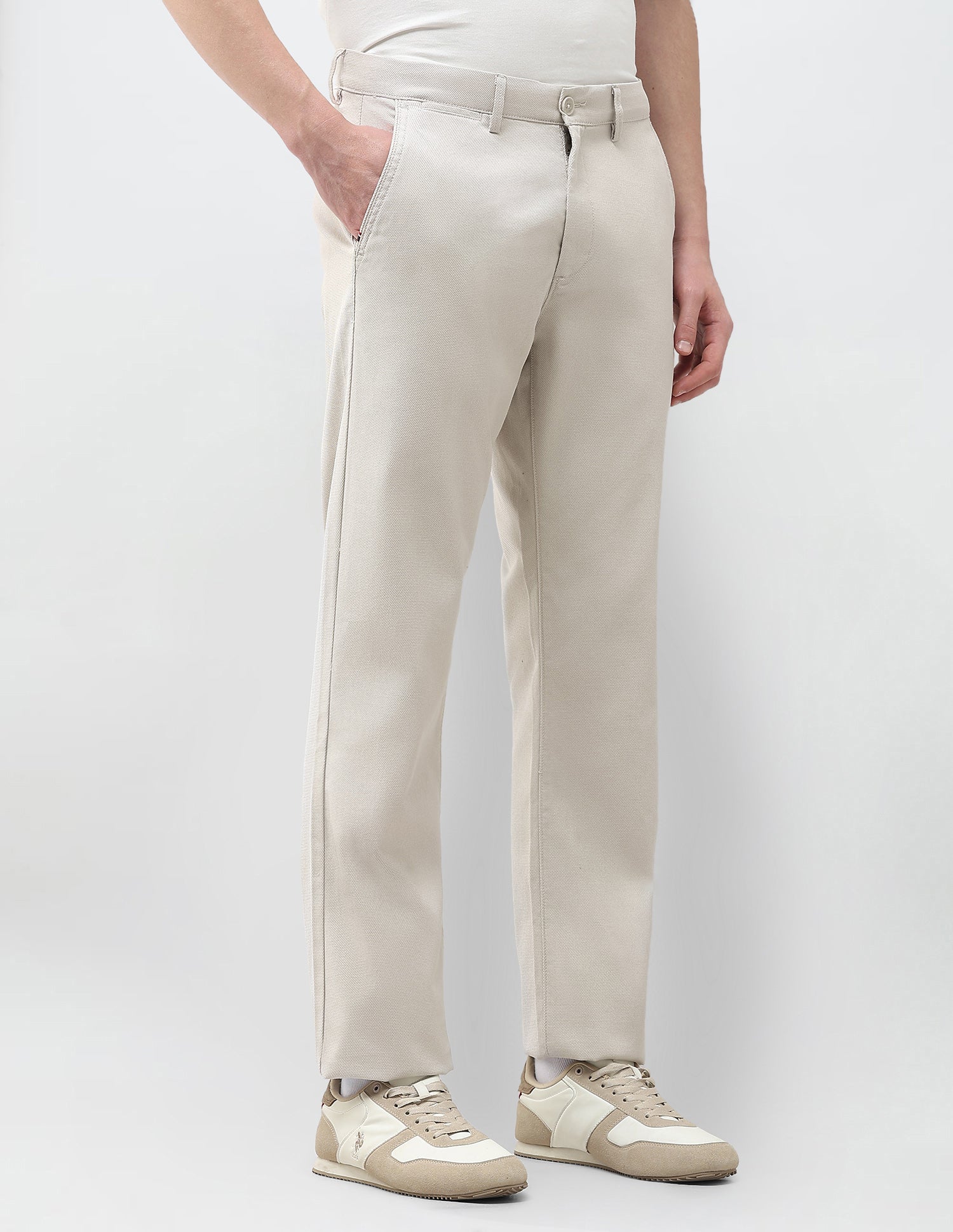 Riley Straight Fit Satin Trousers - Image 4