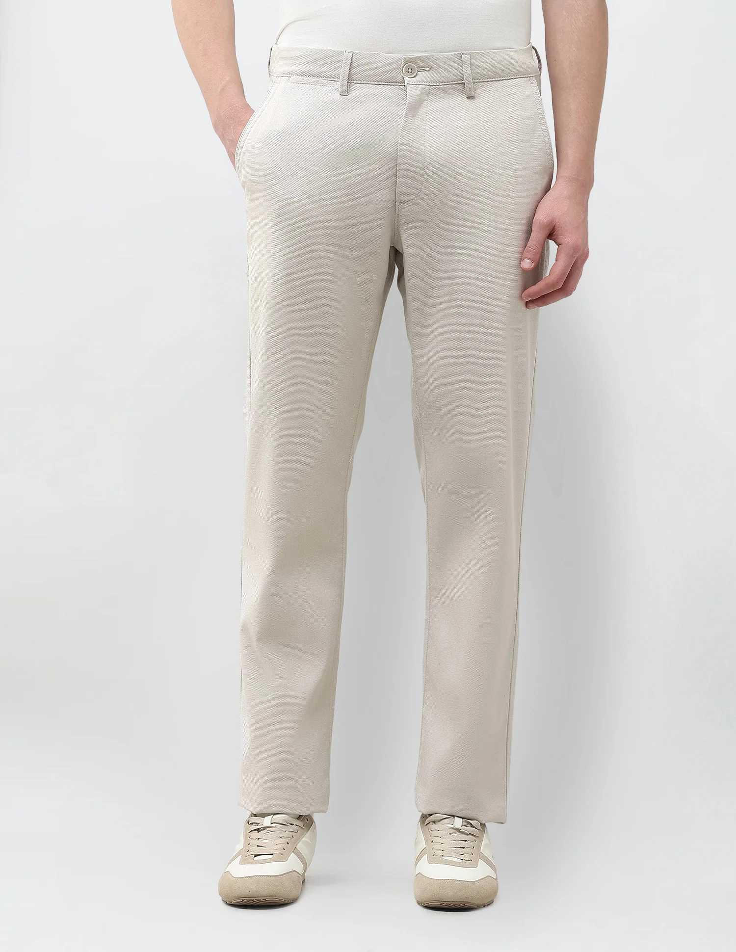 Riley Straight Fit Satin Trousers - Image 6