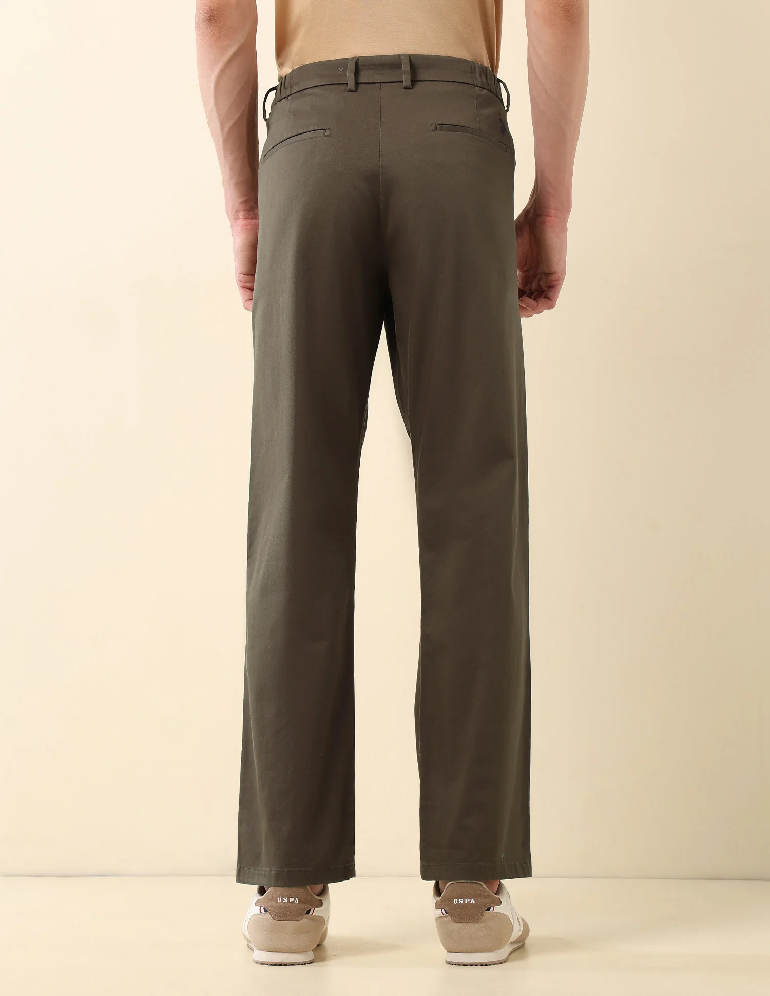 Riley Straight Fit Satin Trousers - Image 5