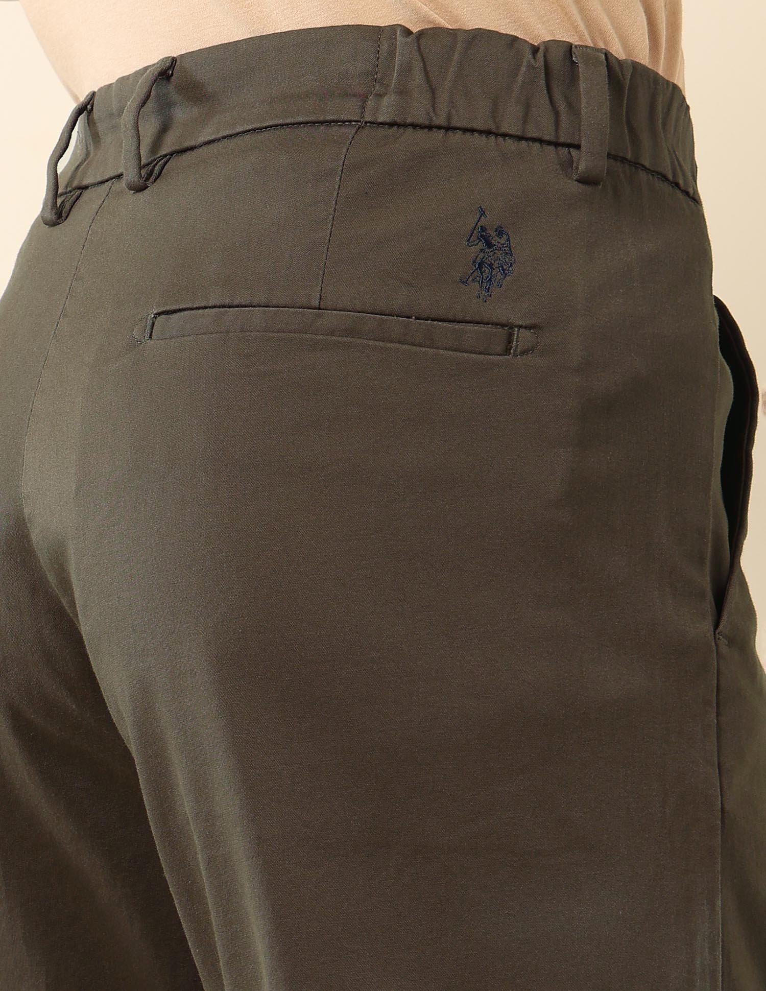 Riley Straight Fit Satin Trousers - Image 8