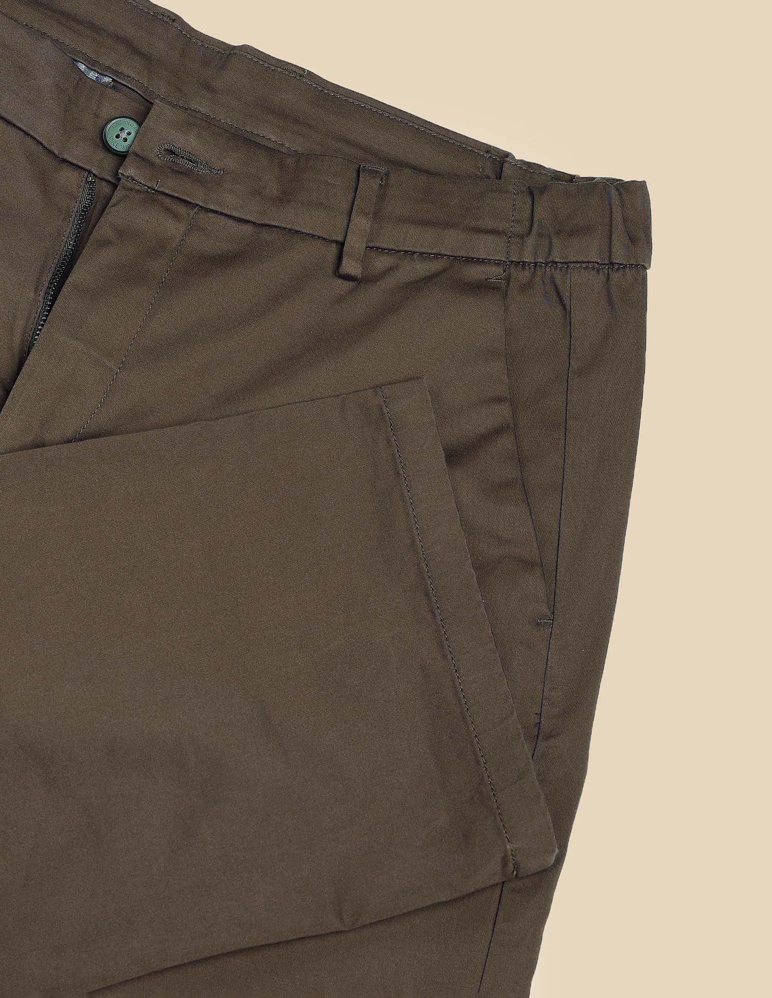 Riley Straight Fit Satin Trousers - Image 9