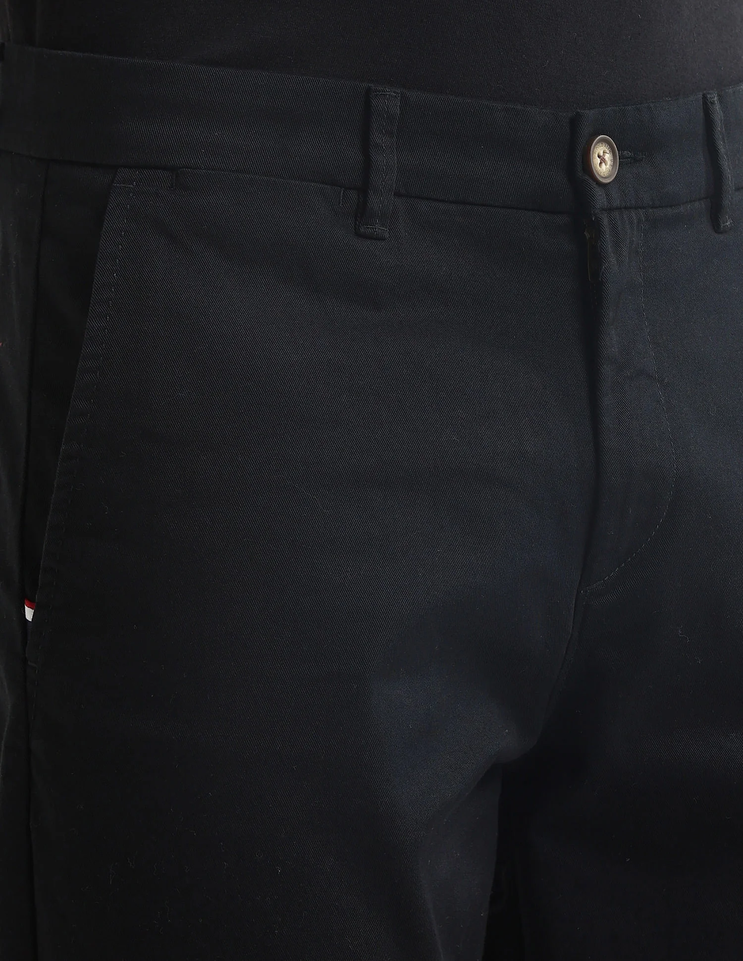 Riley Straight Fit Solid Trousers - Image 7