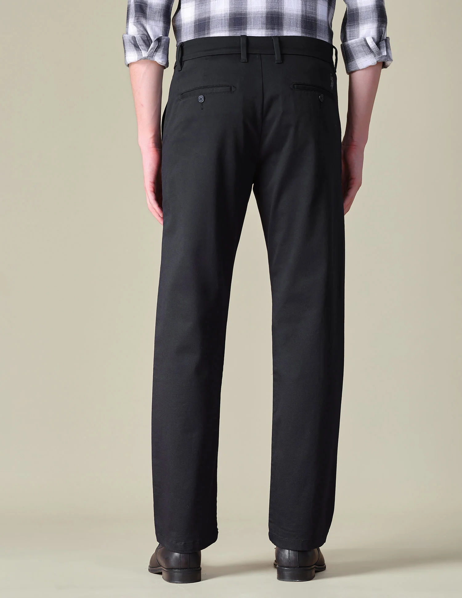 Riley Straight Fit Textured Trousers - Image 5