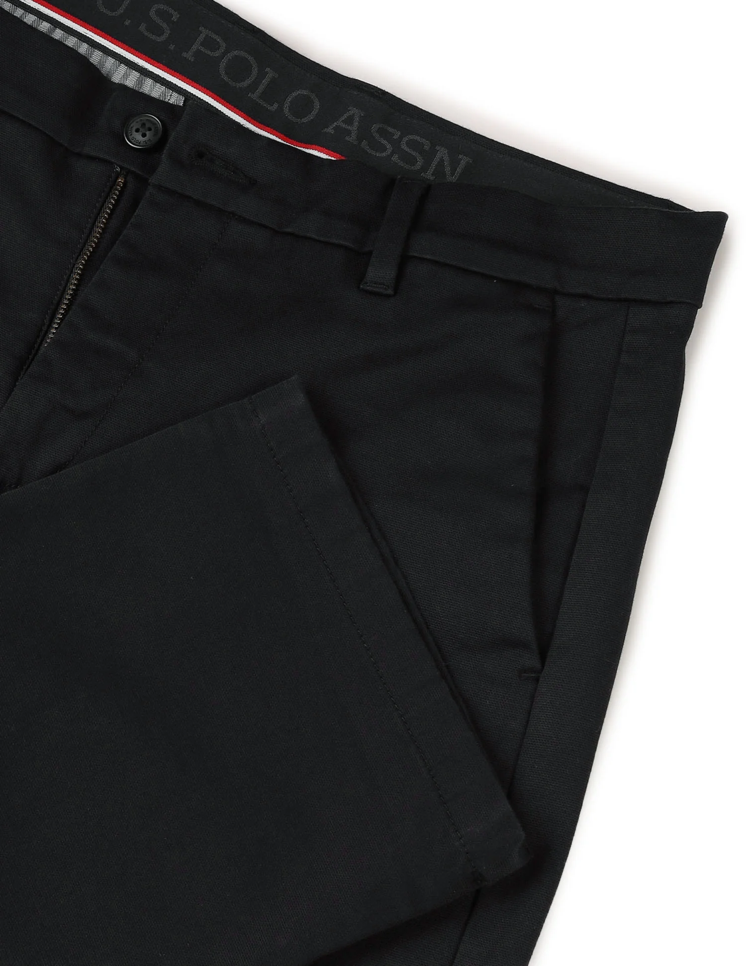 Riley Straight Fit Textured Trousers - Image 9